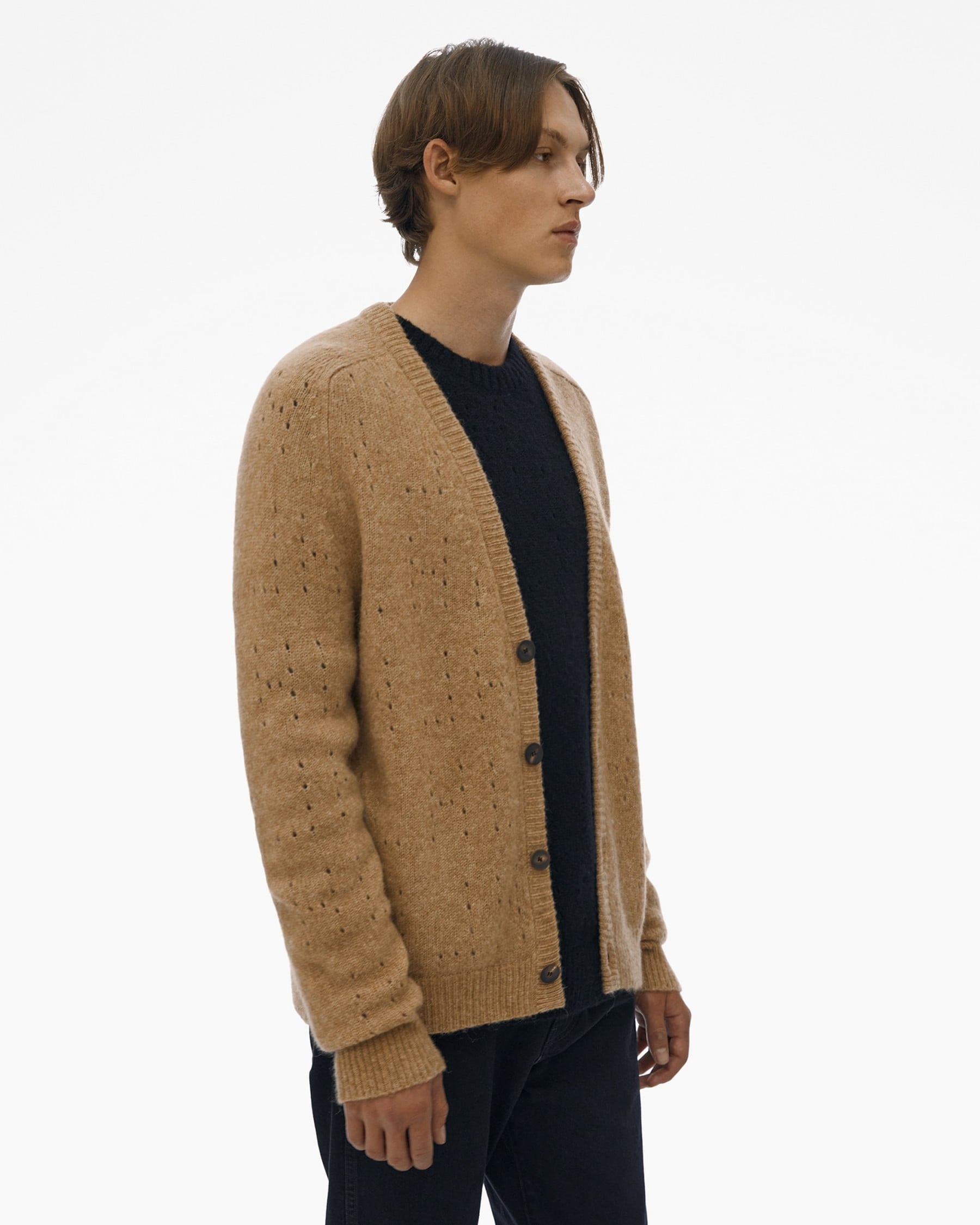 LOGO POINTELLE CARDIGAN - 5