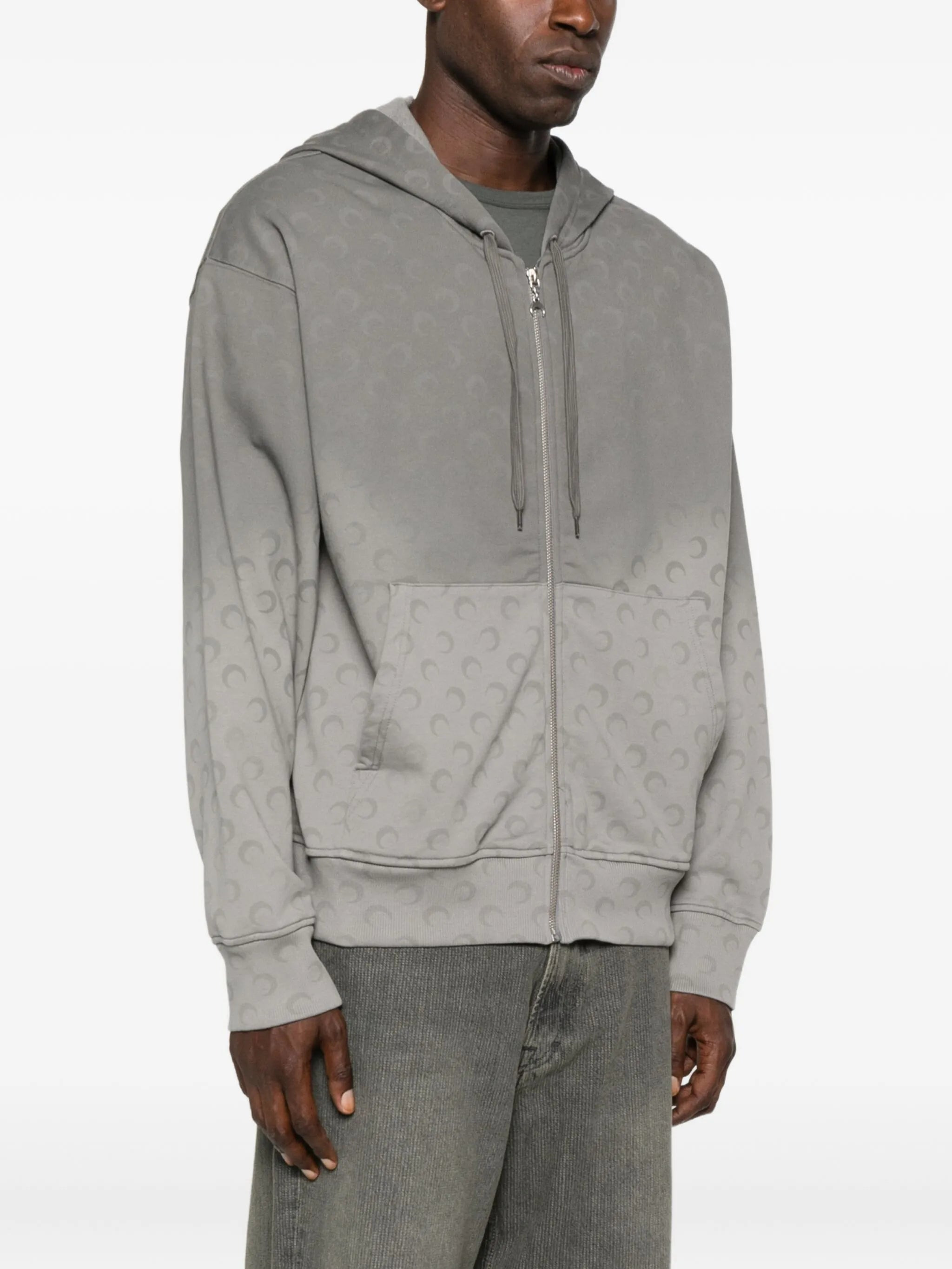 Marine Serre Zip-up Hoodie - 2