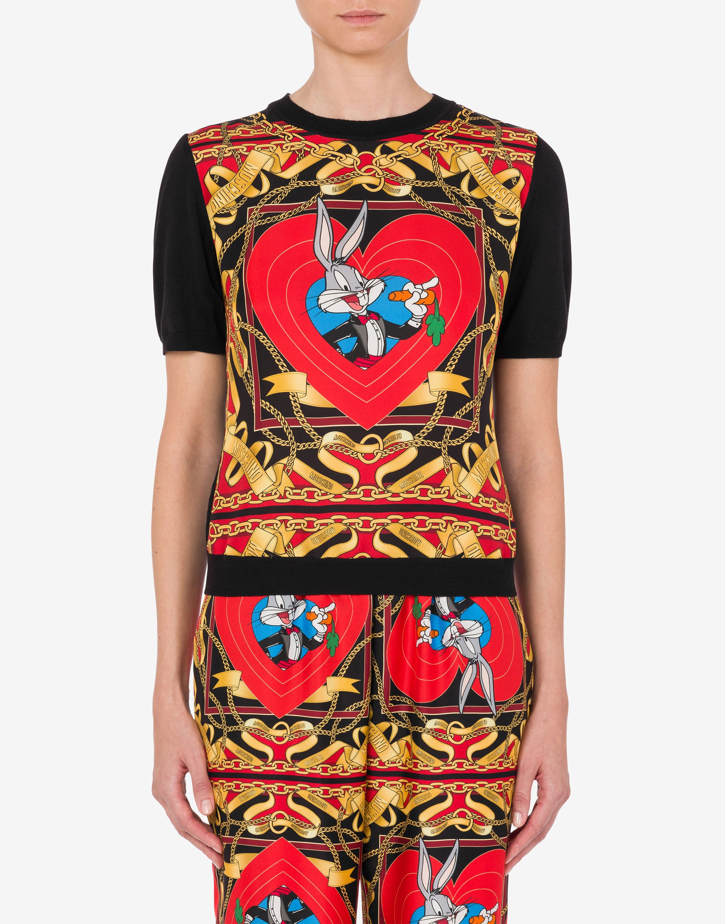 CHINESE NEW YEAR WOOL AND TWILL TOP - 2