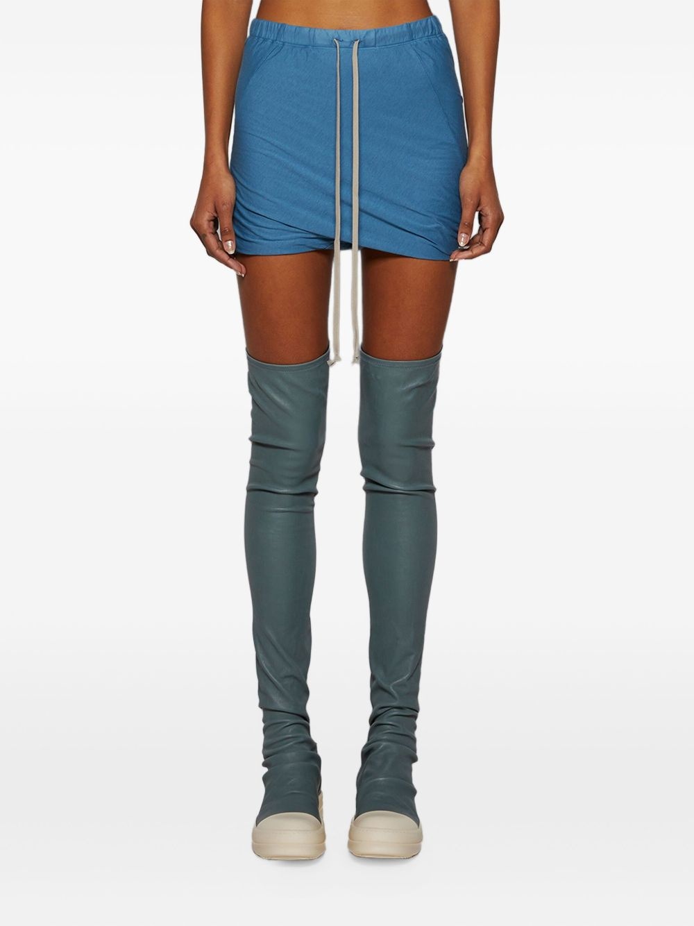 Buds drawstring mini skirt - 3