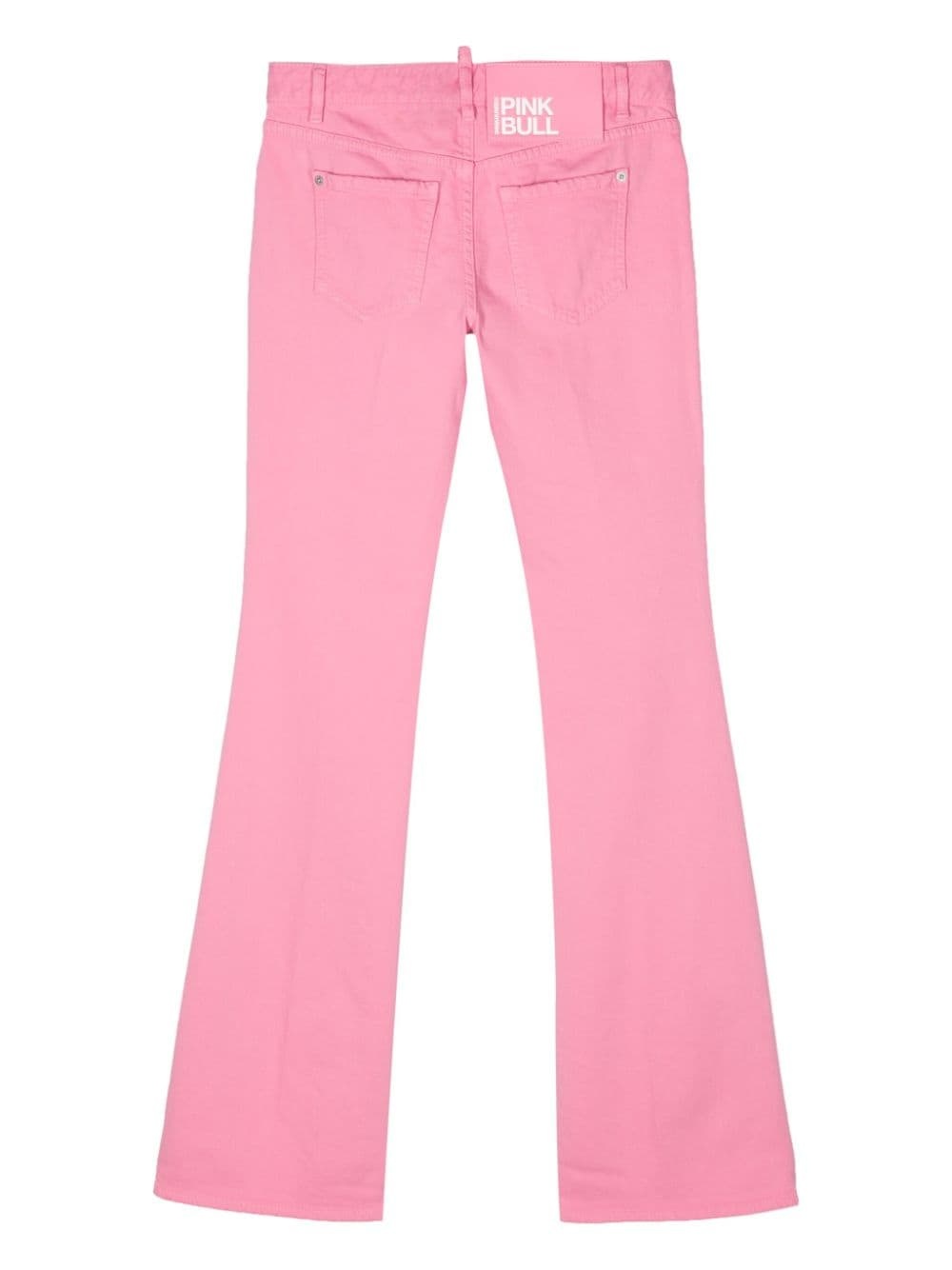 mid-rise flared jeans - 2