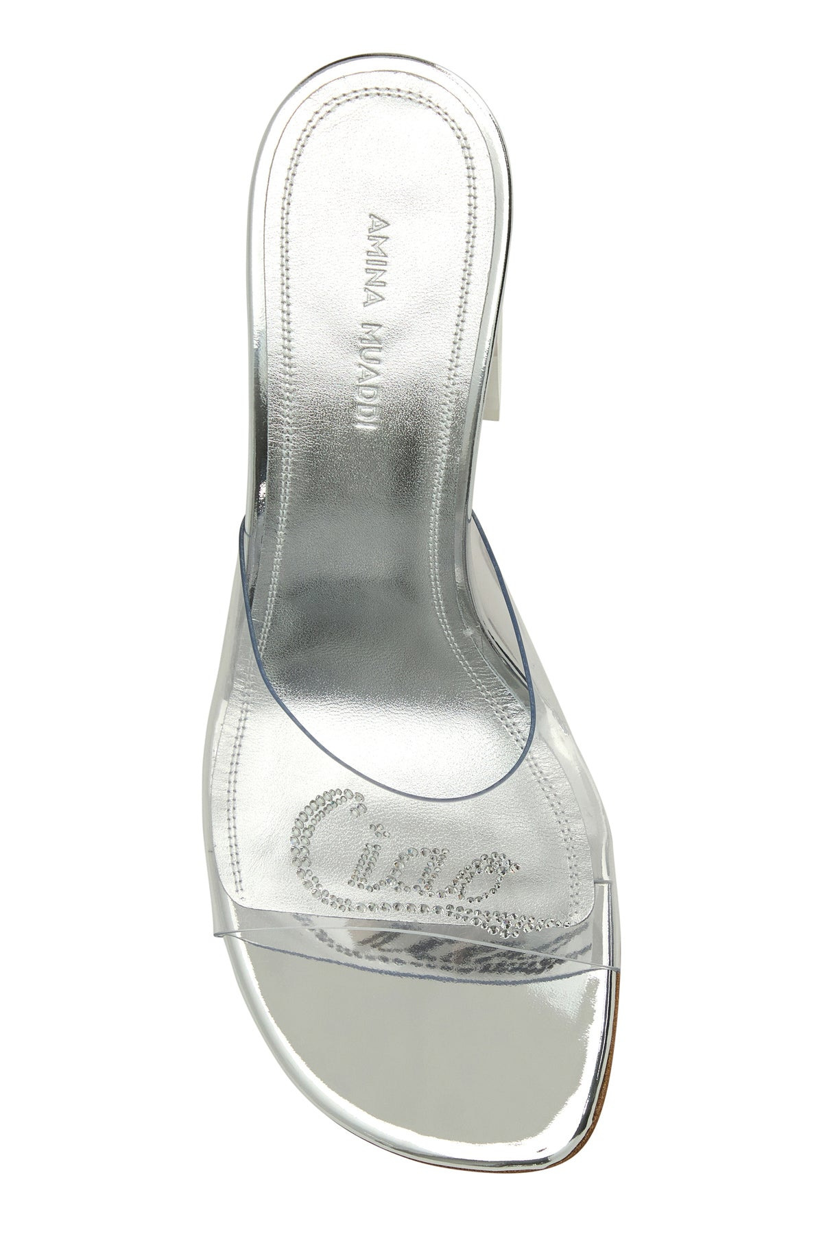 Transparent PVC Bella mules - 4