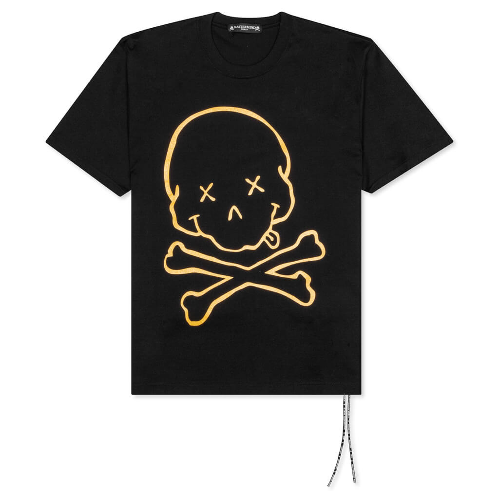 MASTERMIND WORLD SMILE SKULL T-SHIRT - BLACK - 1