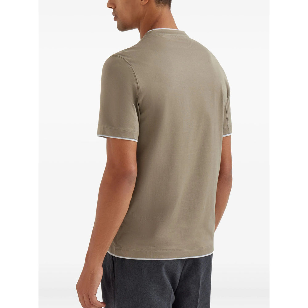 Brunello Cucinelli Neutrals T-Shirts & Vests - T-Shirts Men - 2