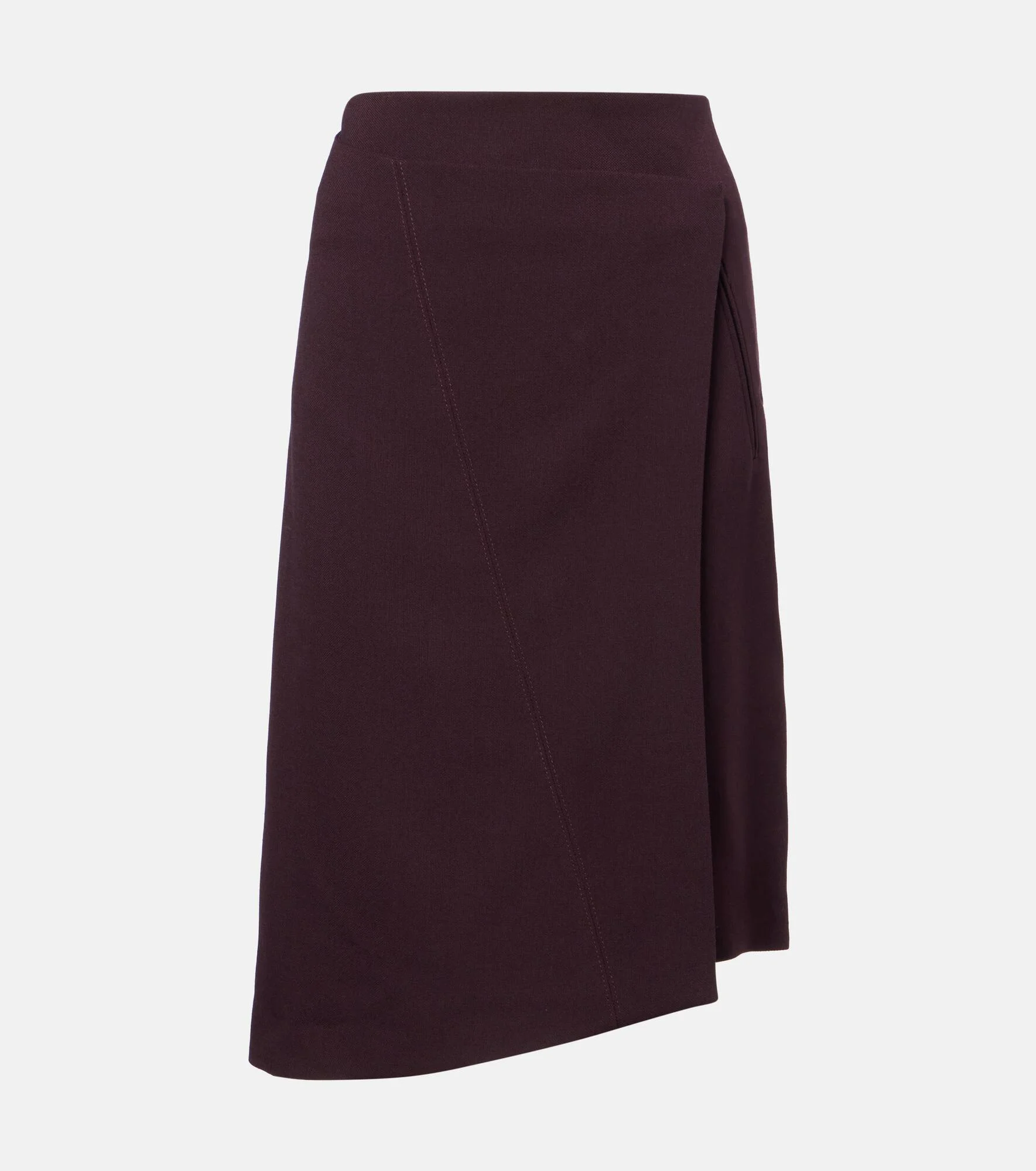 Wrap midi skirt - 1