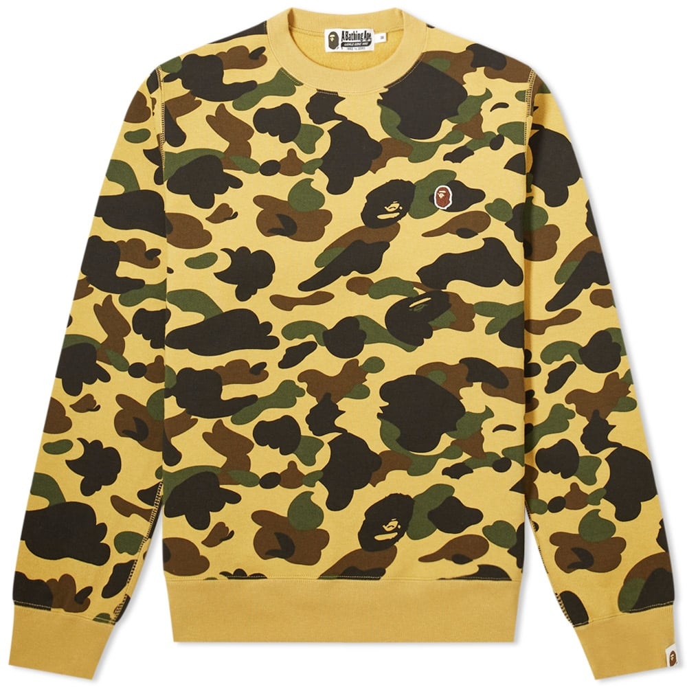 A Bathing Ape 1st Camo Crew - 1