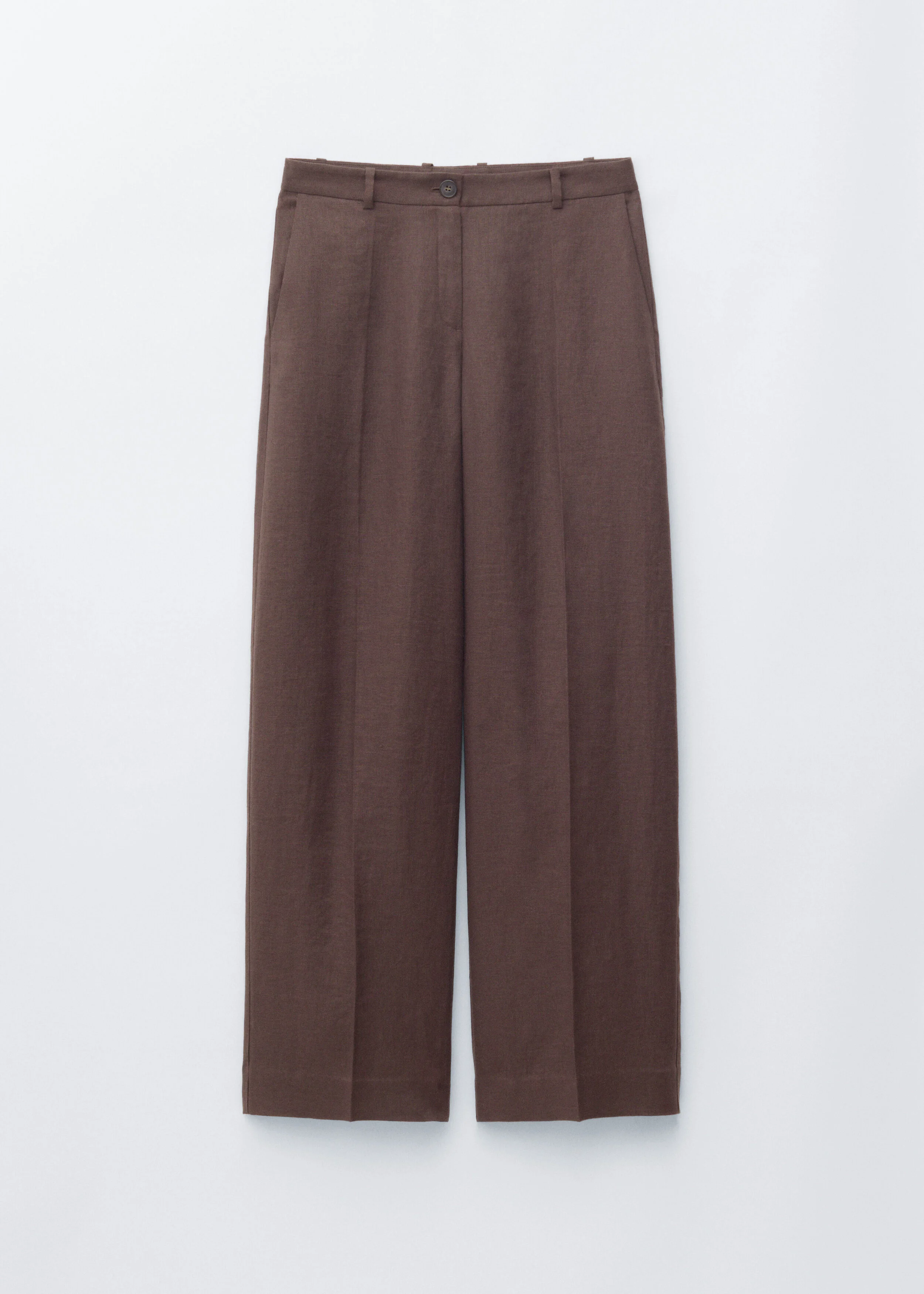 Tailored Linen Trousers - 1