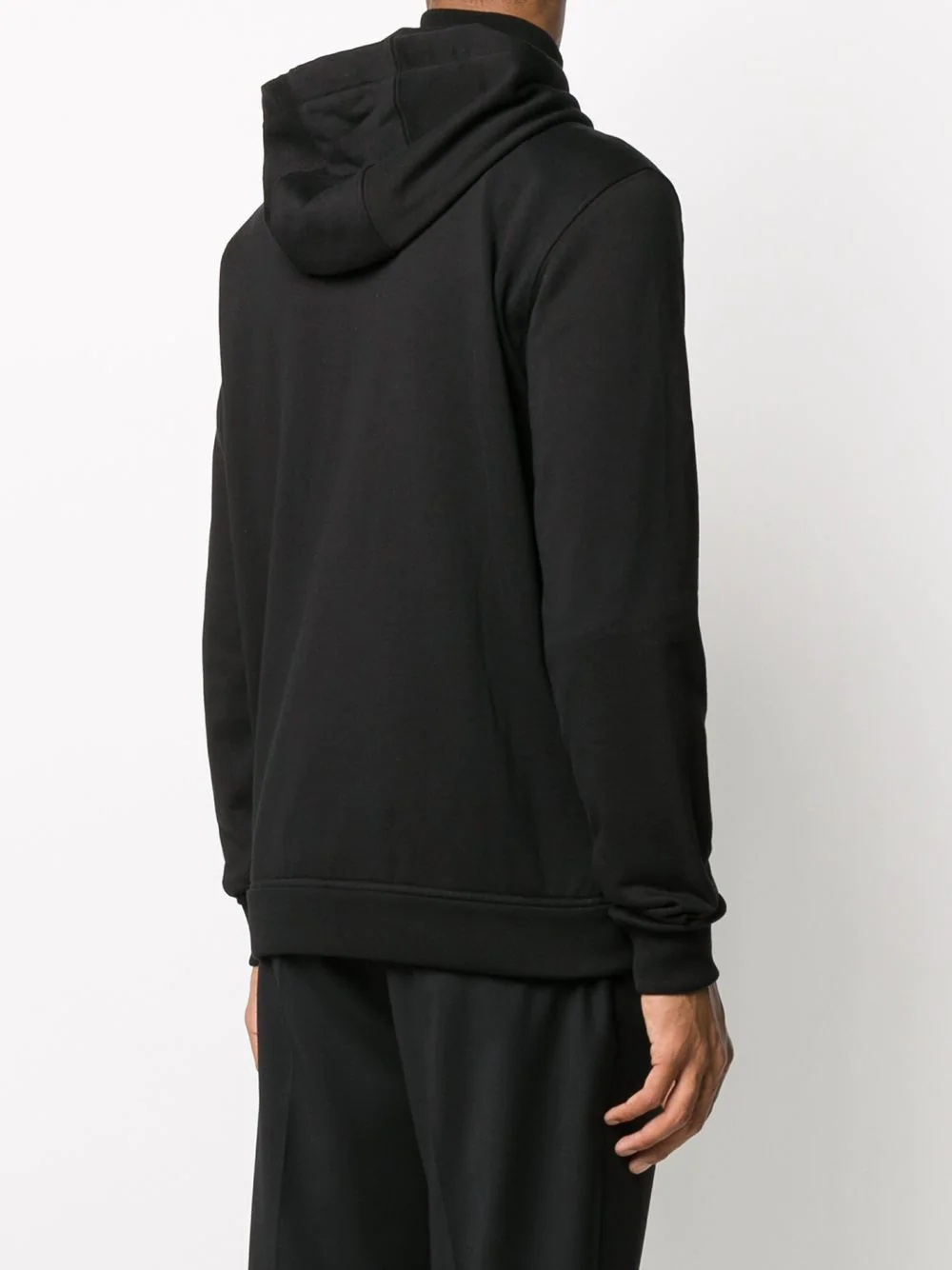 Medusa print detail zip-up hoodie - 4