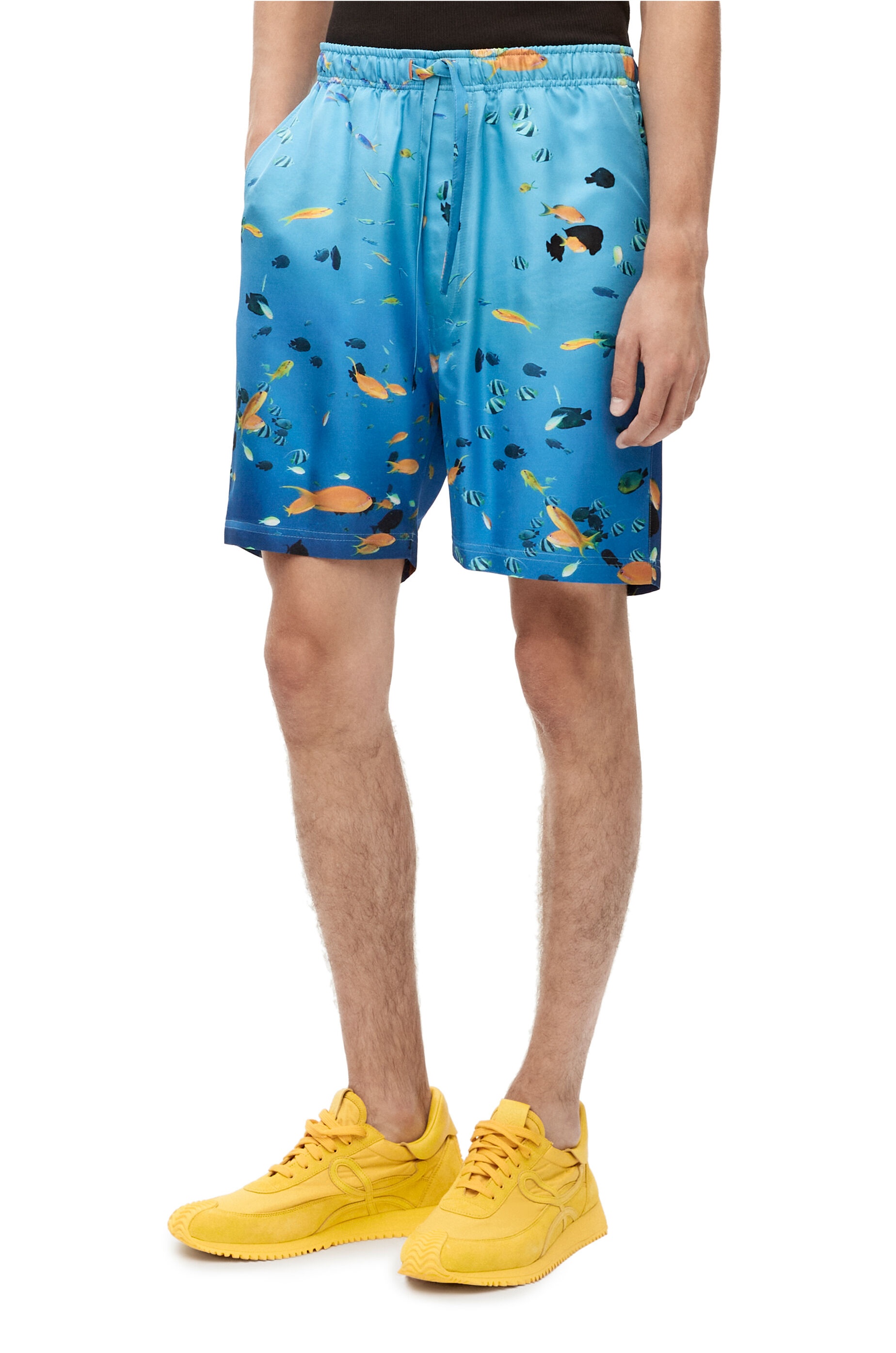 Aquarium shorts in silk - 3