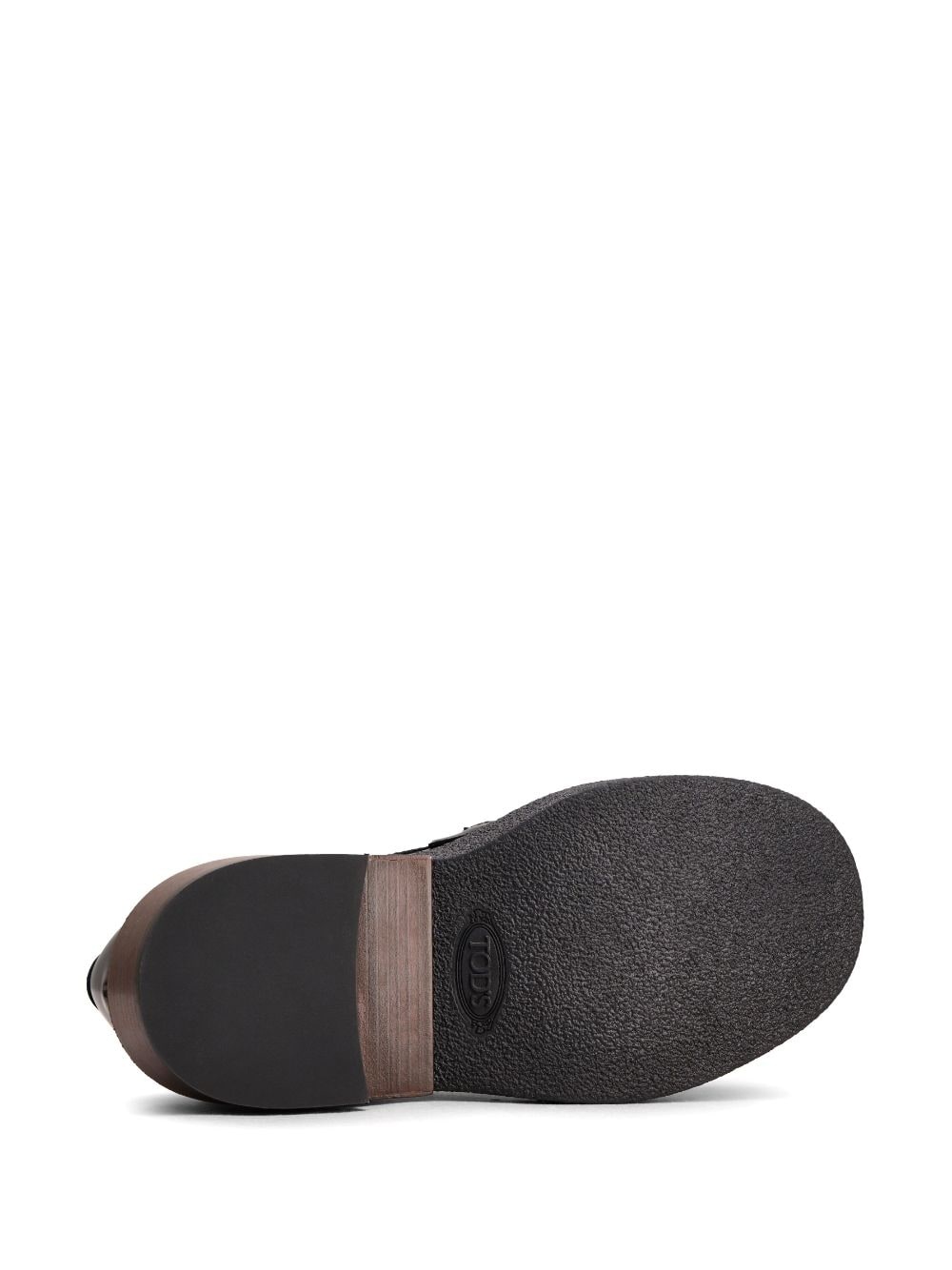 almond-toe leather loafers - 4