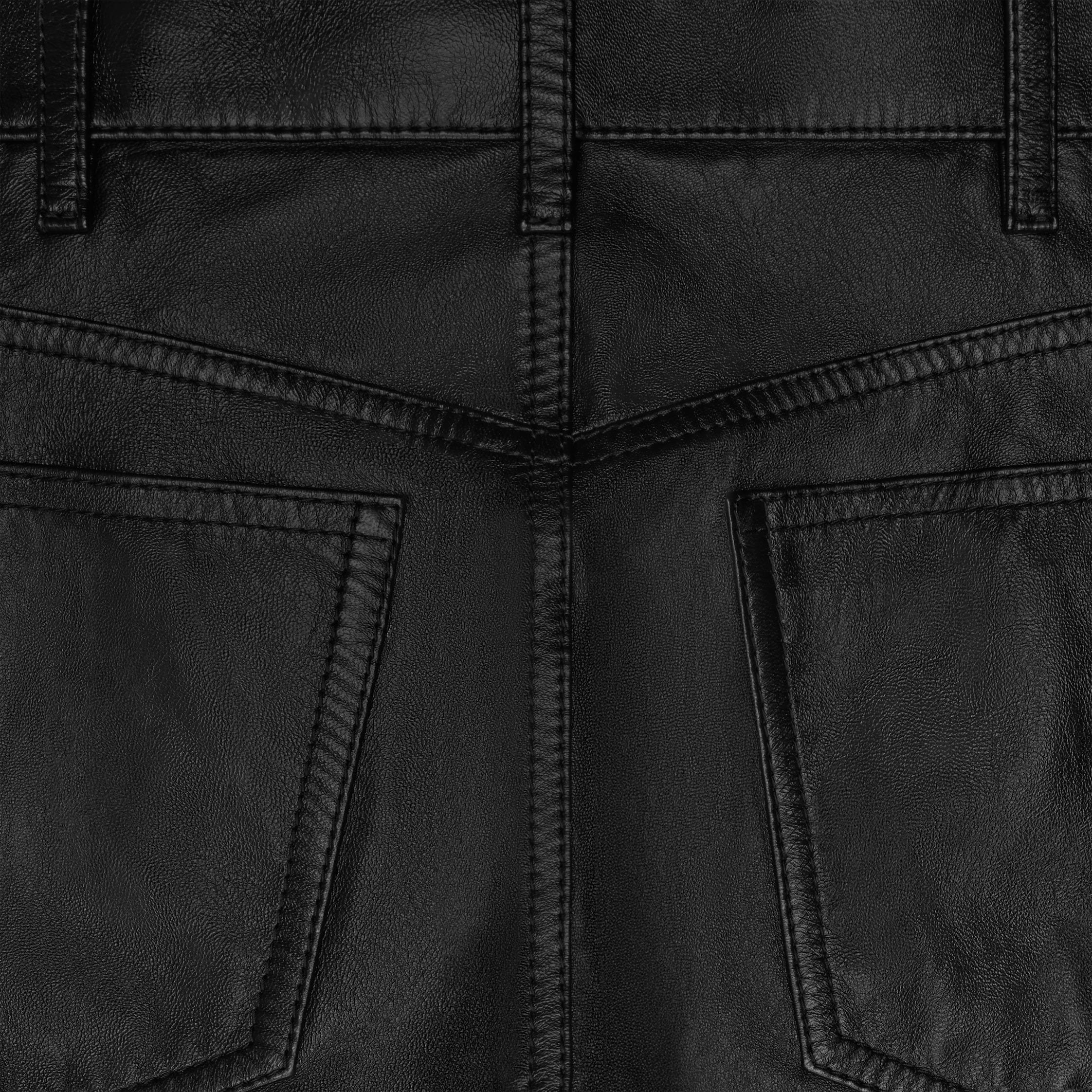 lulu jeans in soft lambskin - 3