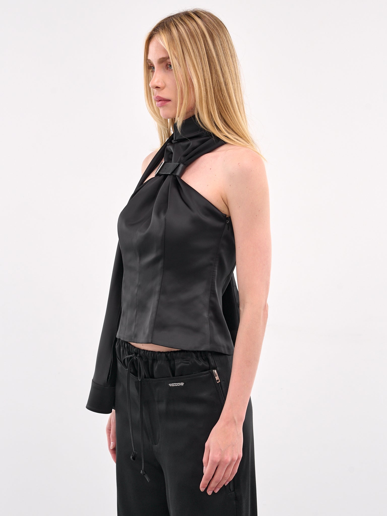 Deconstructed Shirt Detail Blouse - 2