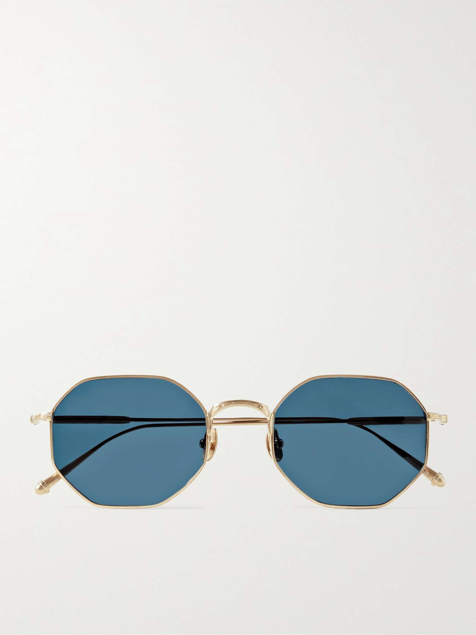 Octagon-Frame Gold-Tone Sunglasses - 4