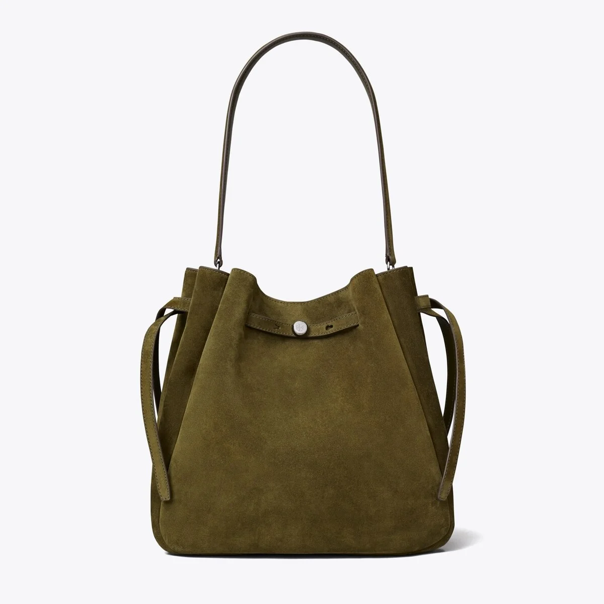 Large Romy Suede Bucket Bag - 1