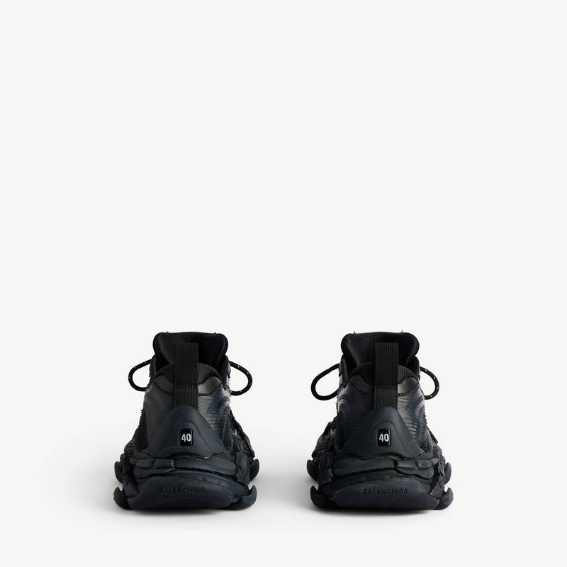 BALENCIAGA Men's Triple S.2 Sneaker in Black/dark Grey outlook