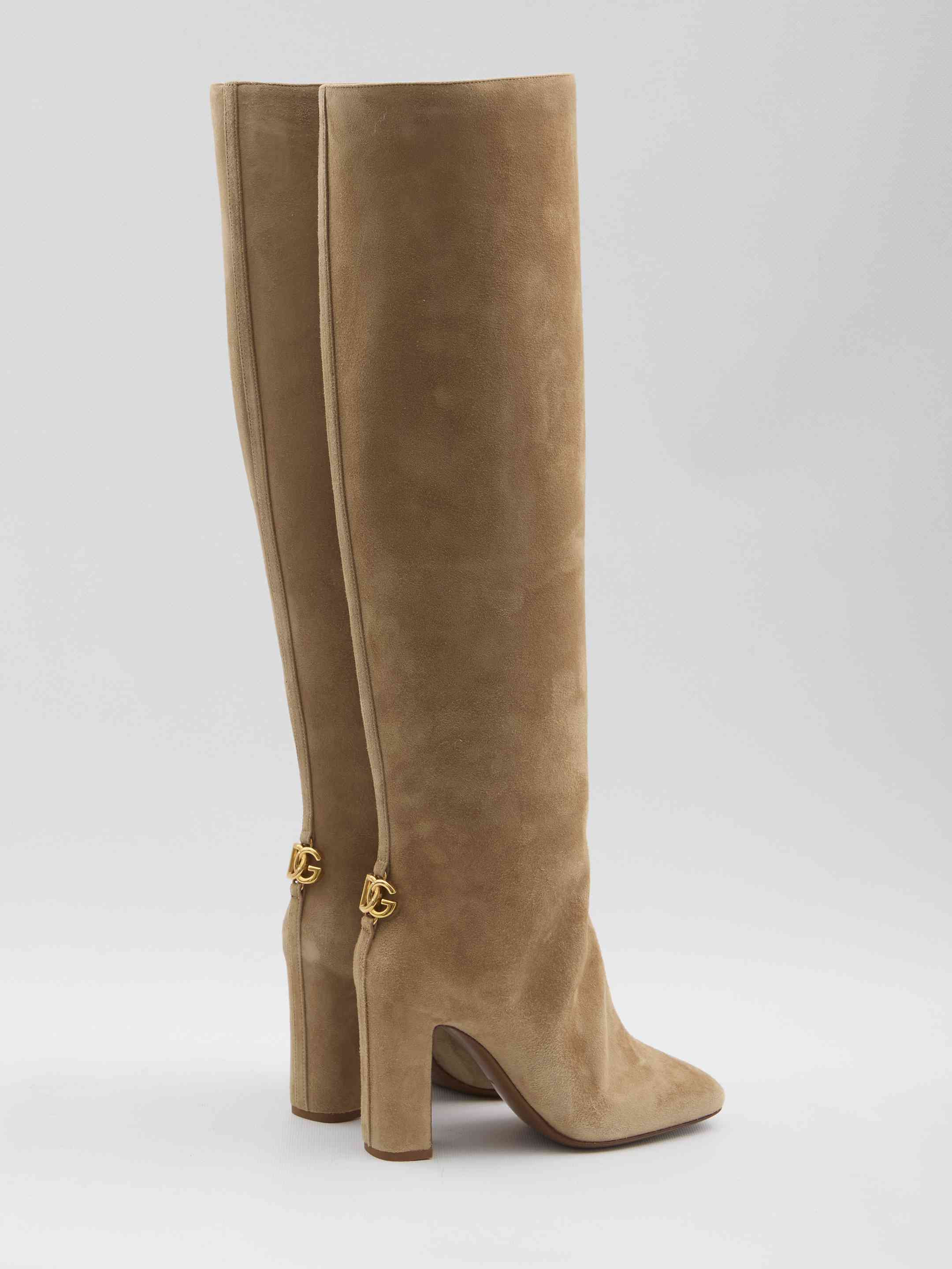 Dolce&Gabbana Women Jackie Suede Boots - 3