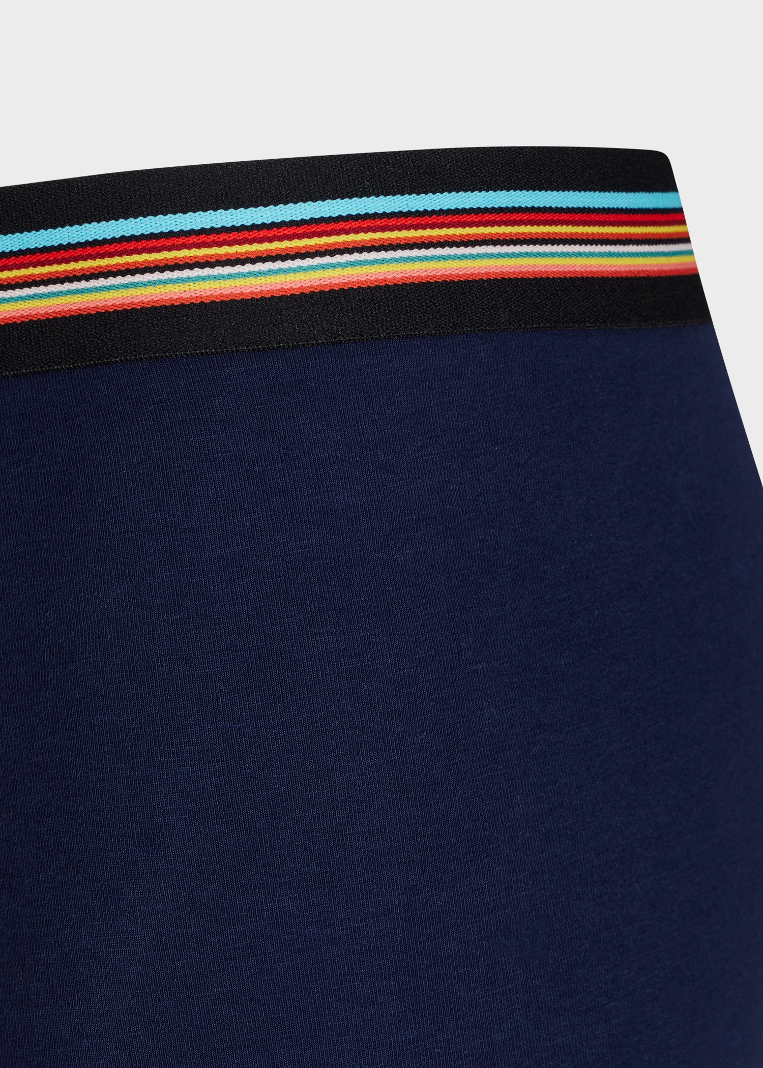 Navy 'Signature Stripe' Waistband Boxer Briefs Three Pack - 3