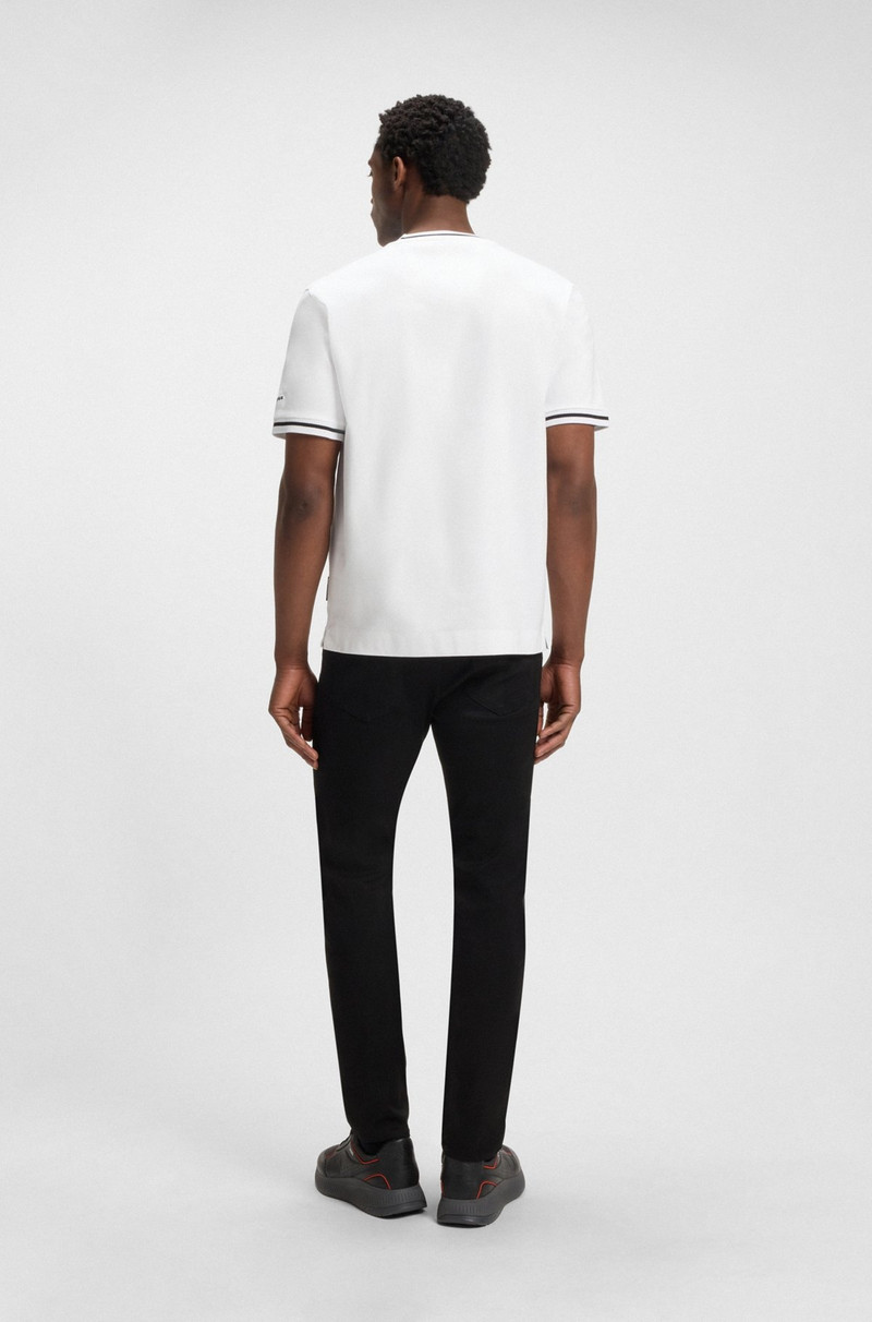 PORSCHE X BOSS COTTON T-SHIRT WITH MOISTURE-CONTROL FINISH 5
