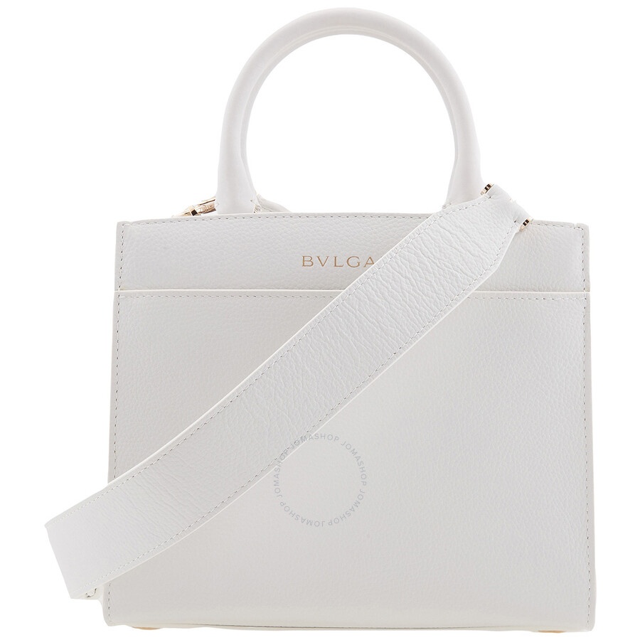 Bvlgari Logo Series Small Leather Tote - 3