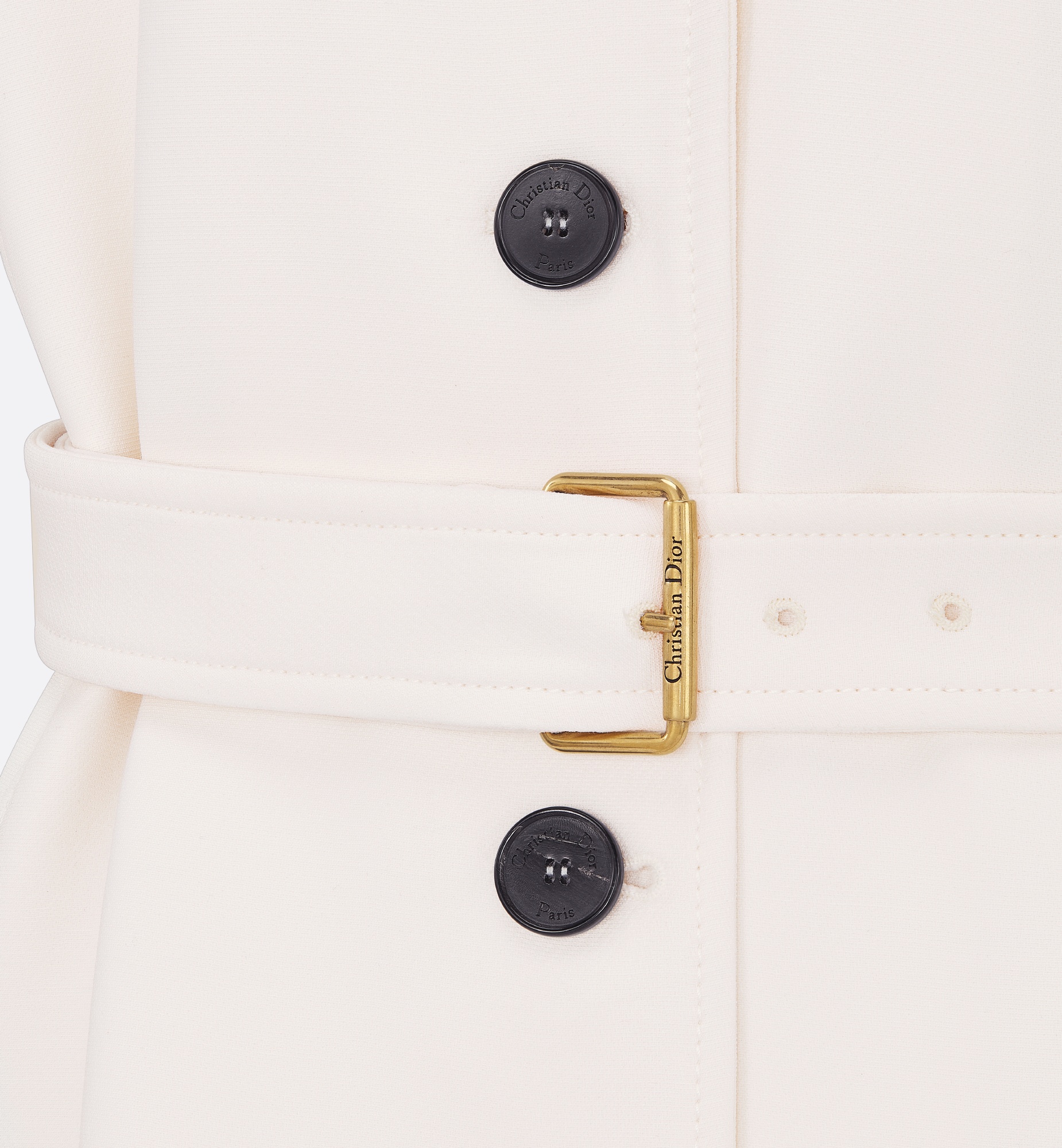 Short-Sleeved Belted Jacket - 5
