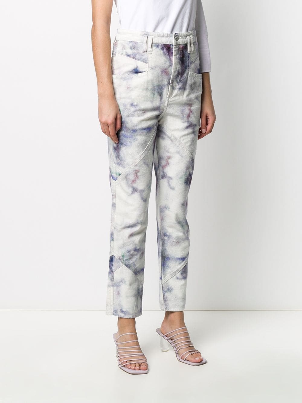 Eloise high-rise tie-dye jeans - 3