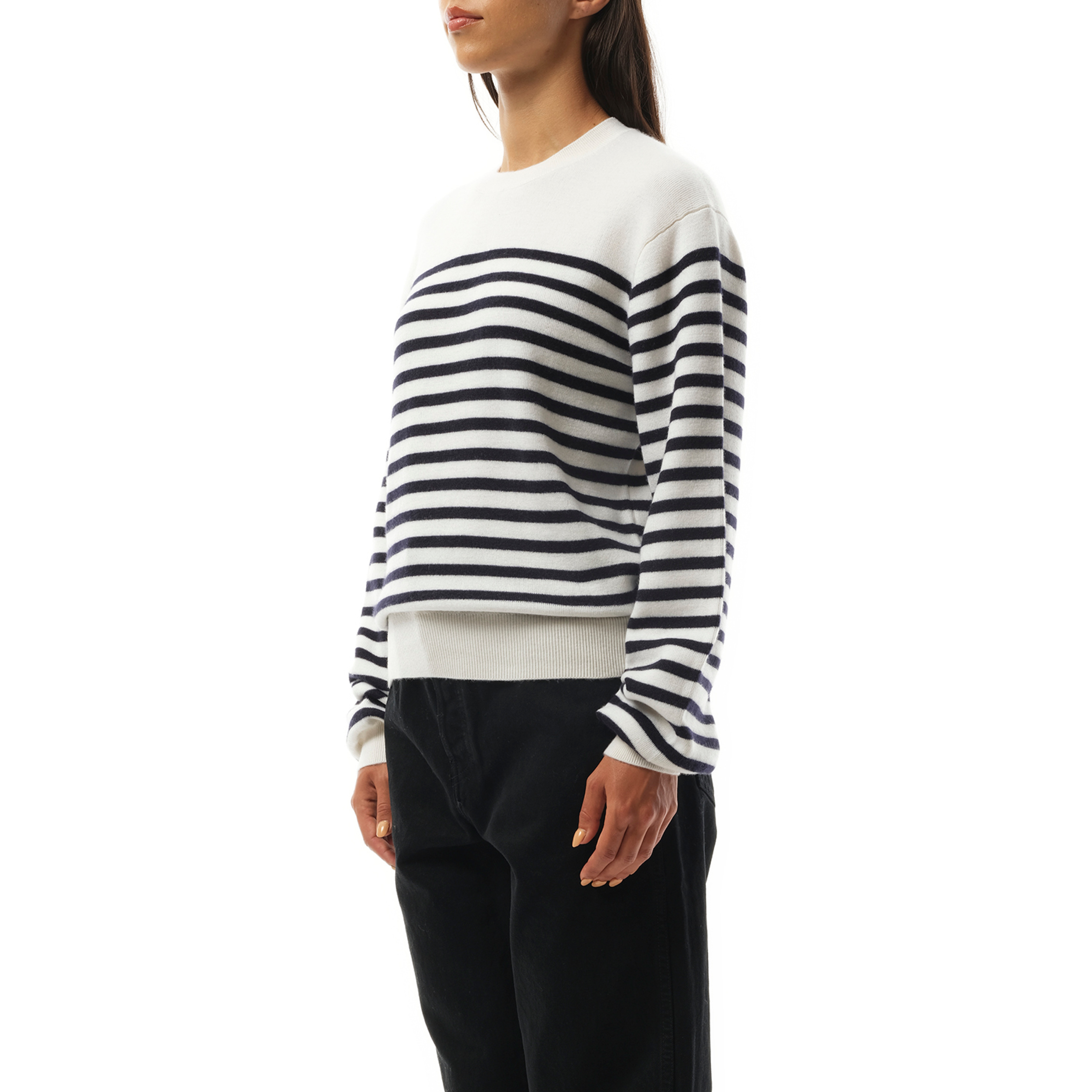 Viola Sweater in Glaze/Midnight Navy - 5