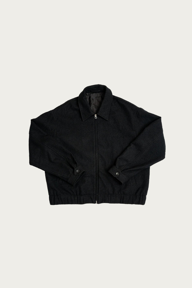 Machine Jacket - Black Wool Flannel 1