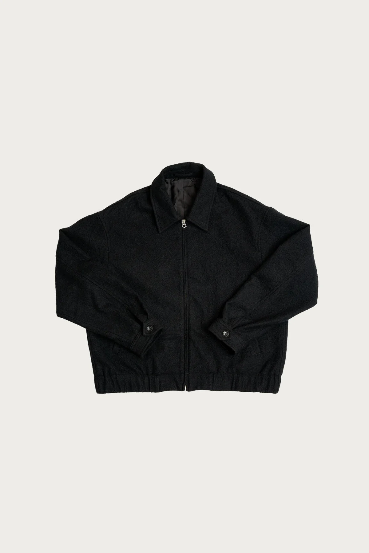 Machine Jacket - Black Wool Flannel - 1