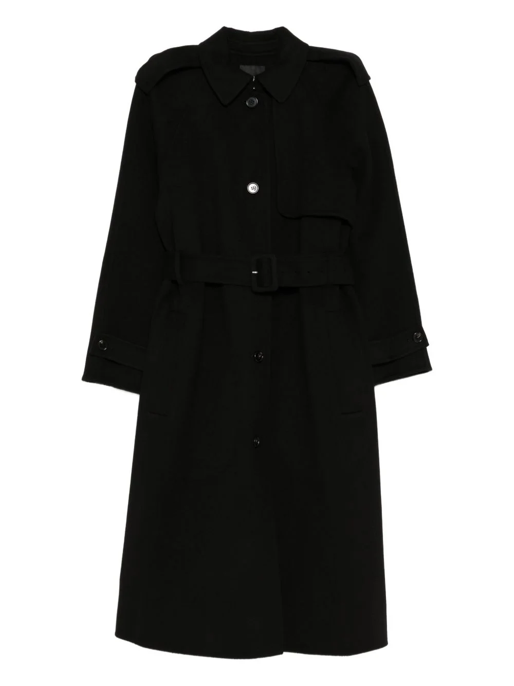 single-breasted trench coat - 1