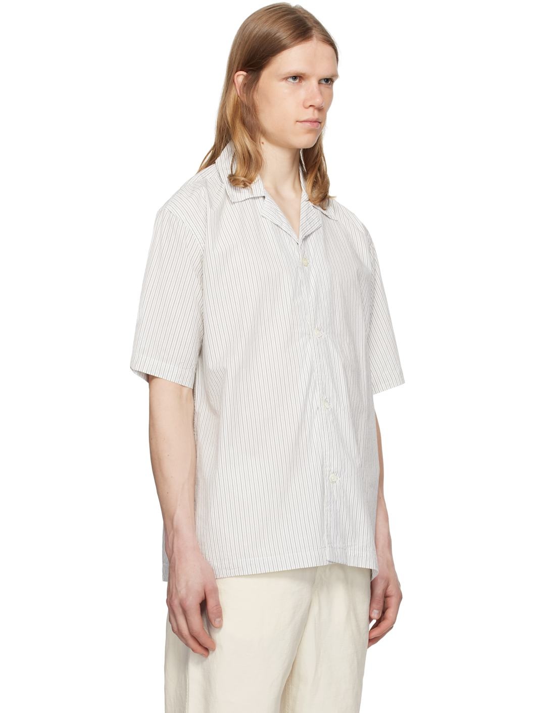 Off-White Mads Poplin Stripe S/S Shirt - 2