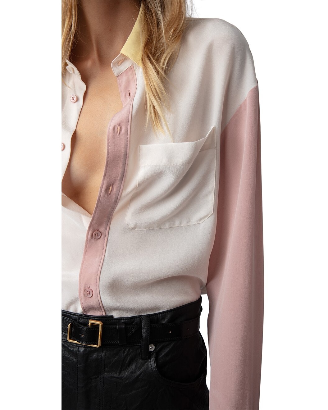 Zadig & Voltaire Tyrone CDC Color Silk Shirt - 5