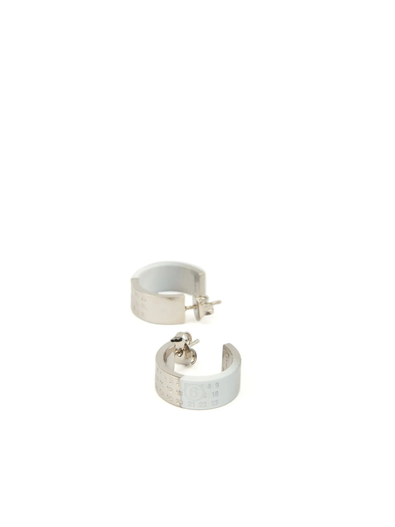 MM6 Maison Margiela Numbers-motif Earrings outlook