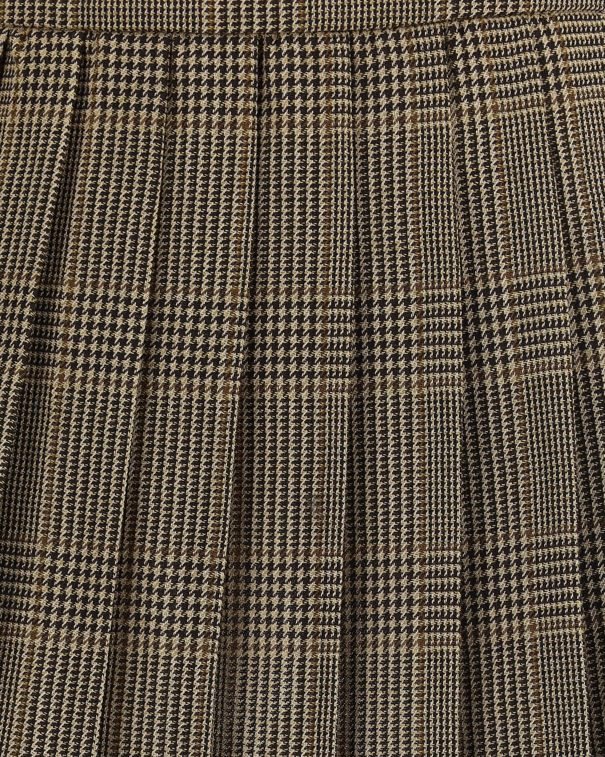miniskirt with Prince of Wales motif - 3