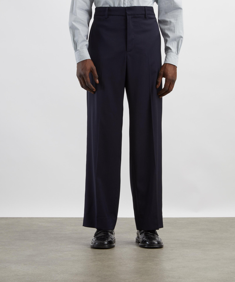BARENA Delfo Navy Wool Trousers outlook