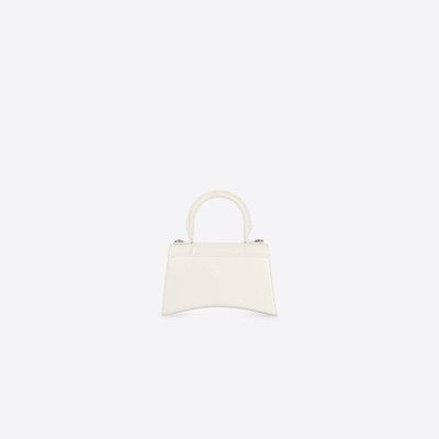 BALENCIAGA Women's Hourglass Xs Handbag Box in White outlook