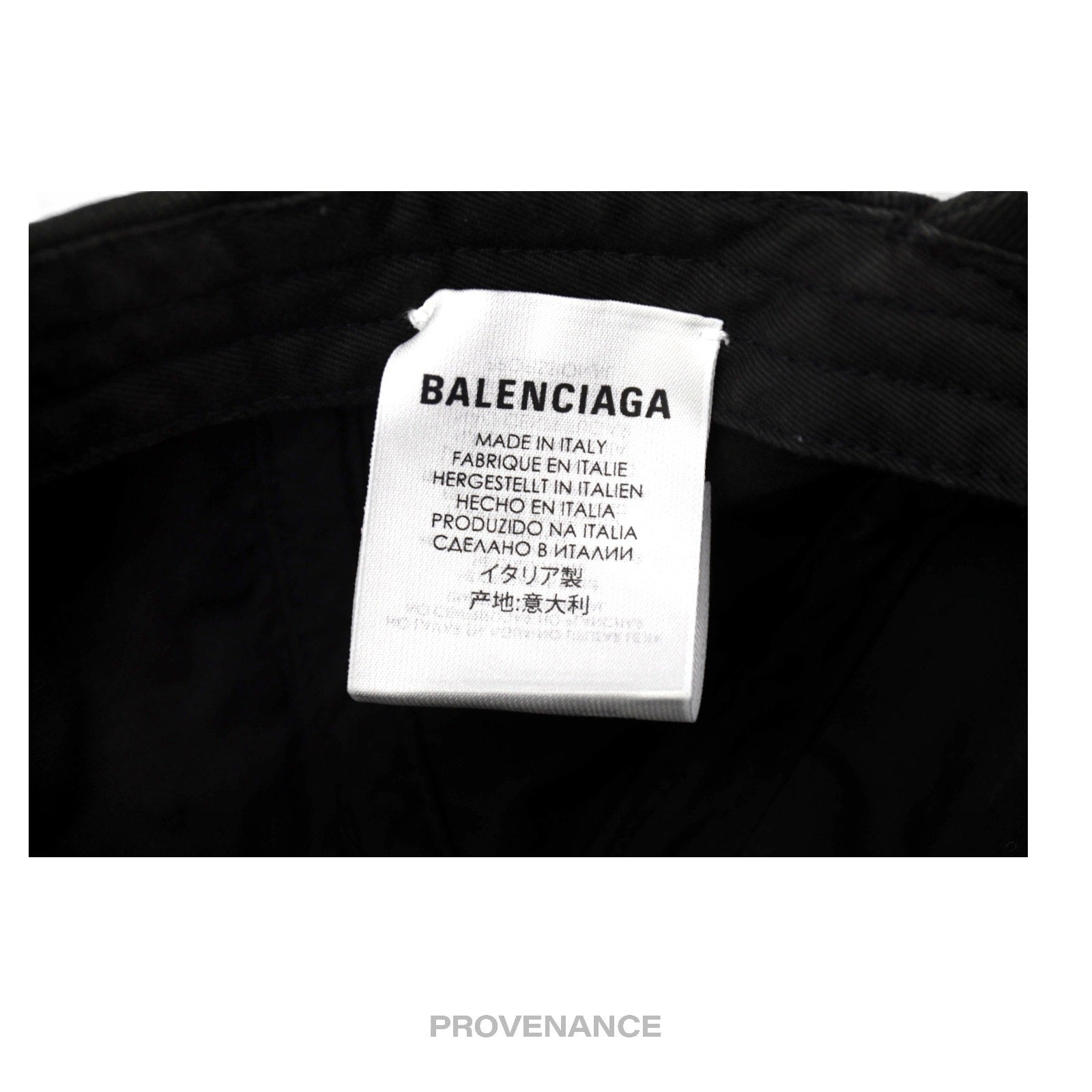 Balenciaga WFP World Food Programme Cap - Washed Black - 10