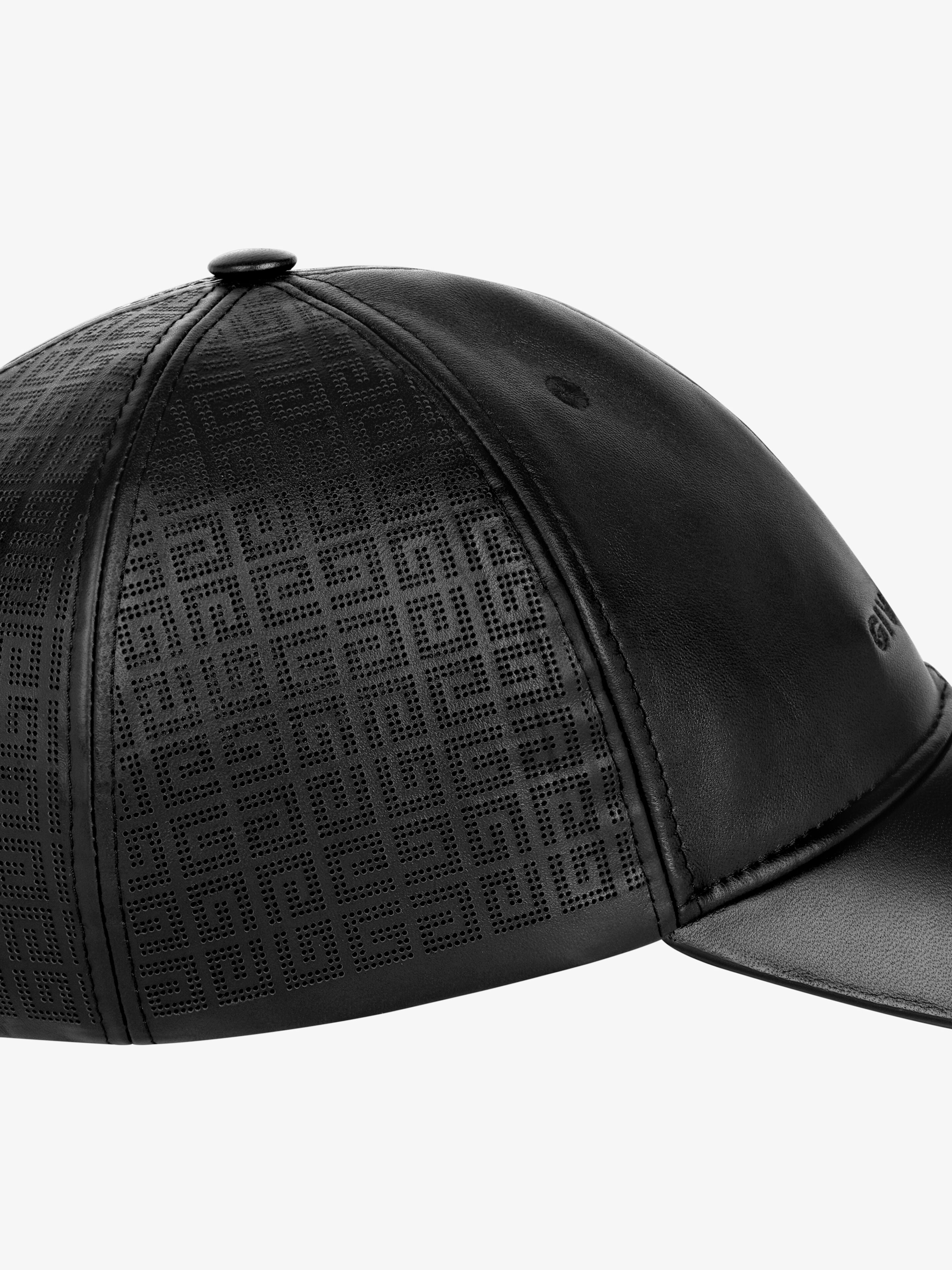 GIVENCHY CAP IN 4G PERFORATED LEATHER - 2