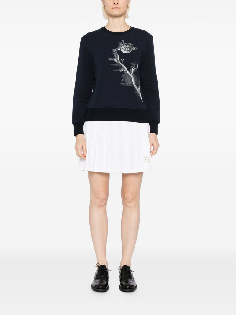 Thom Browne embroidered sweatshirt outlook