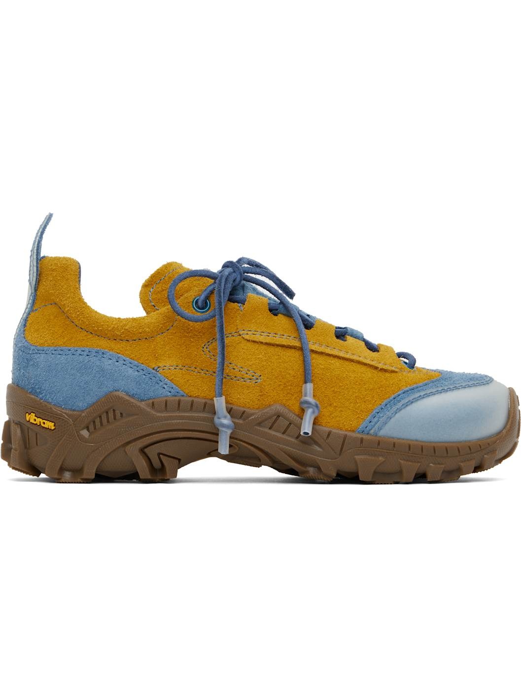 Blue & Tan Gabe Sneakers - 1