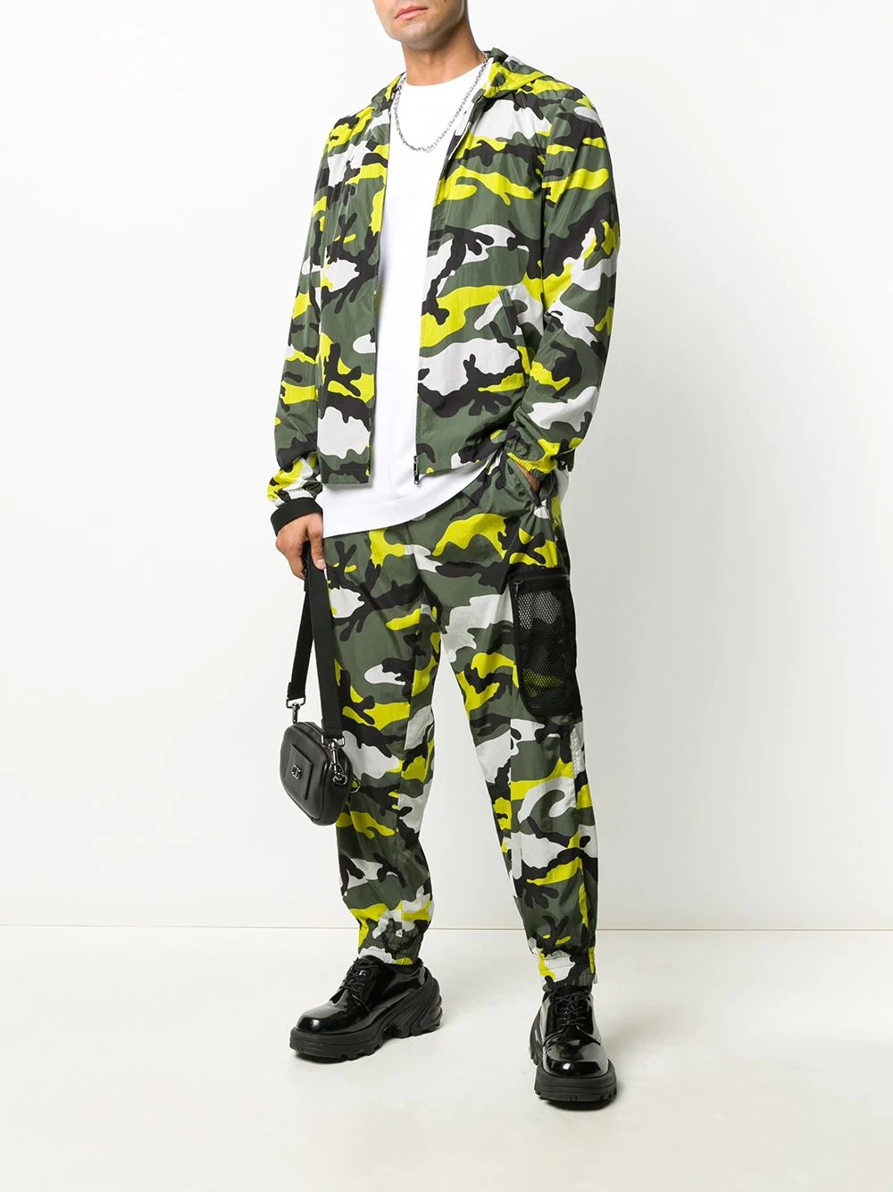 camouflage print track pants - 2