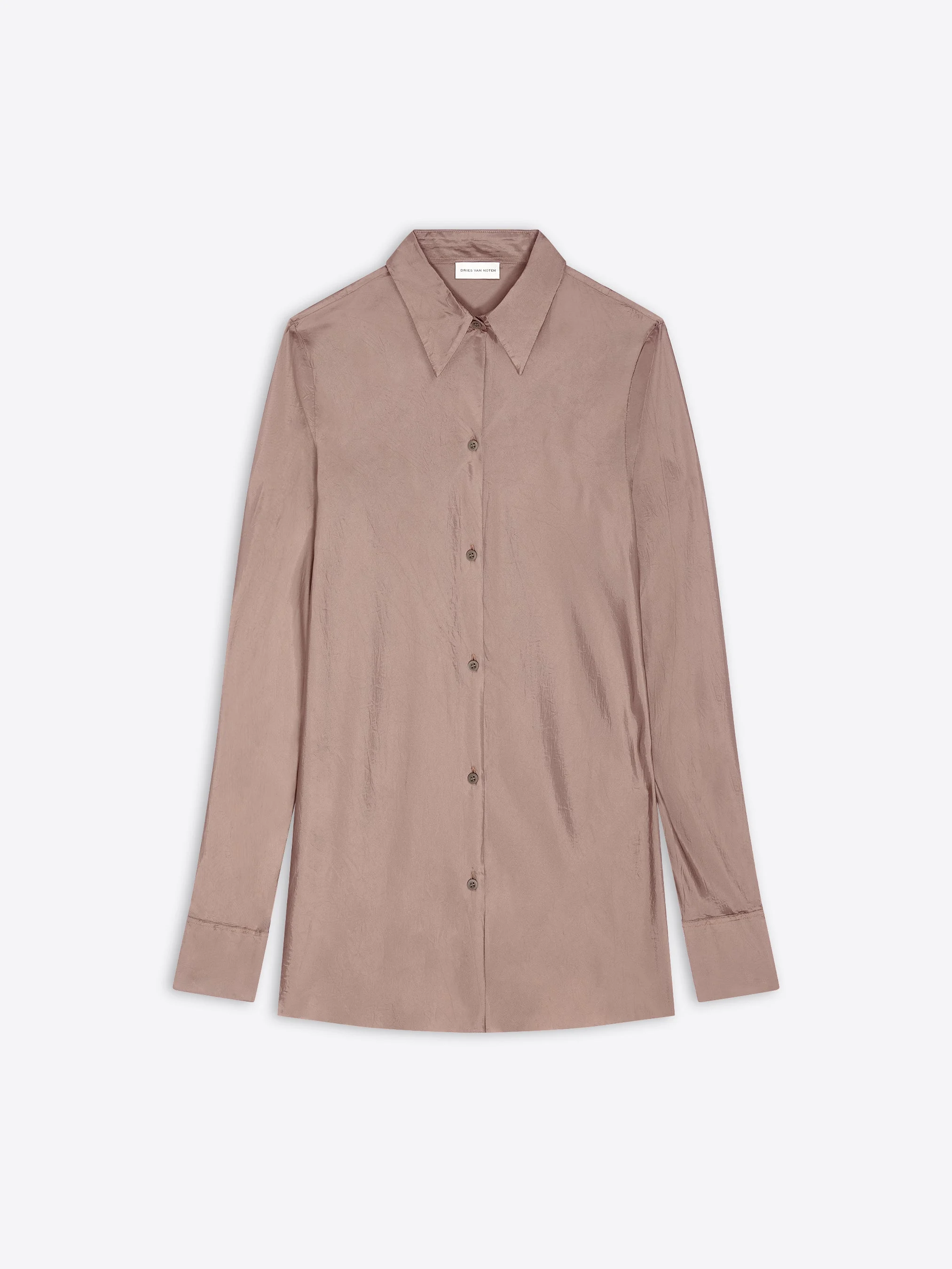 FITTED VISCOSE SHIRT - 1