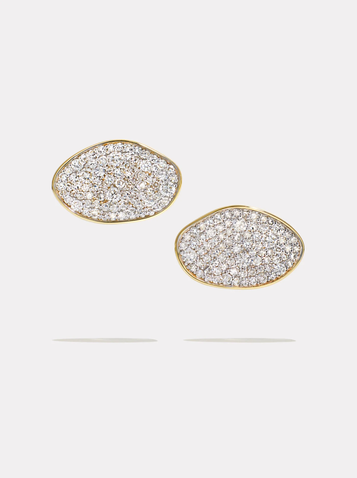 Diamond Cluster Stud Earrings - 1