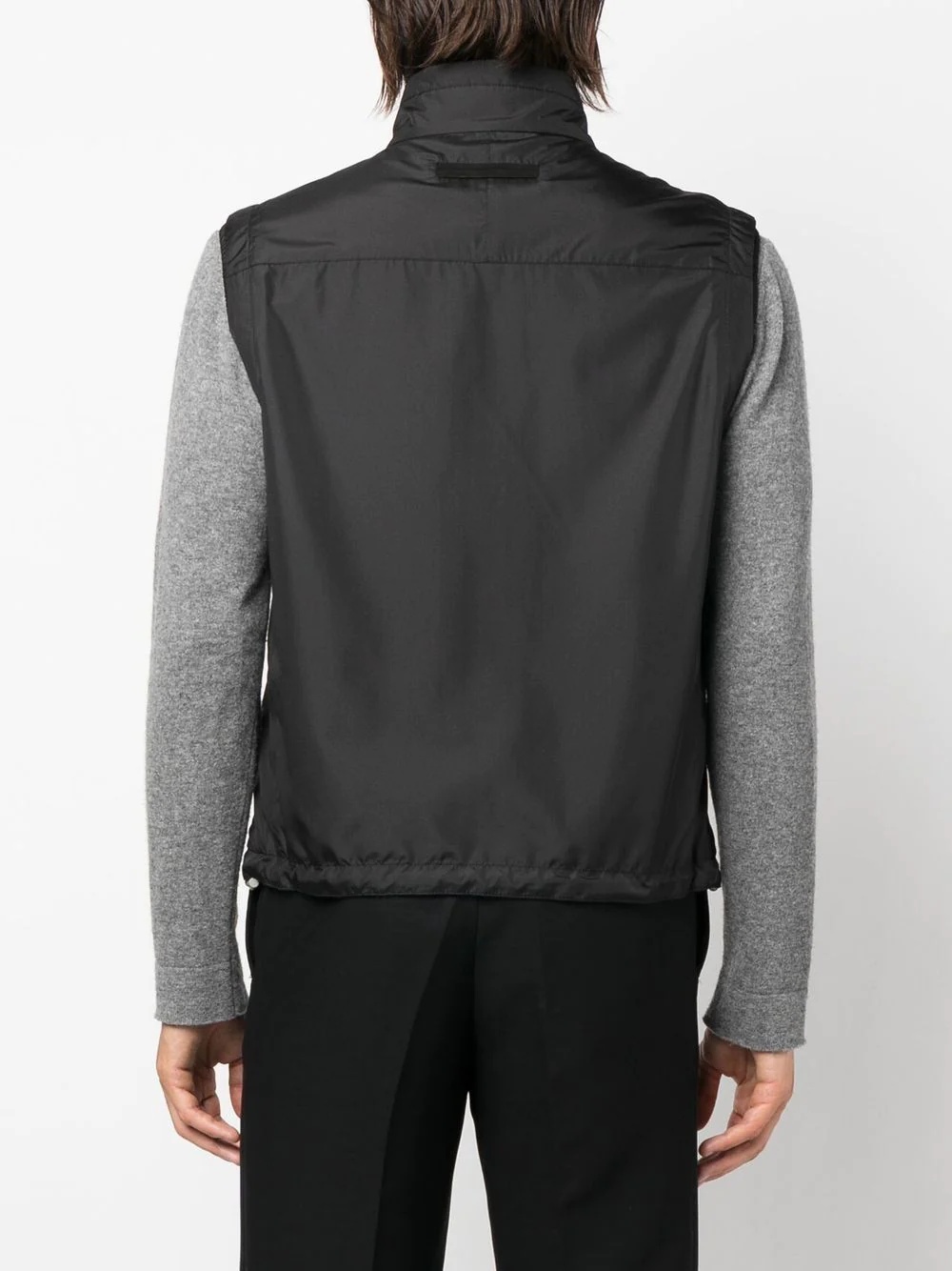 reversible cashmere gilet - 4