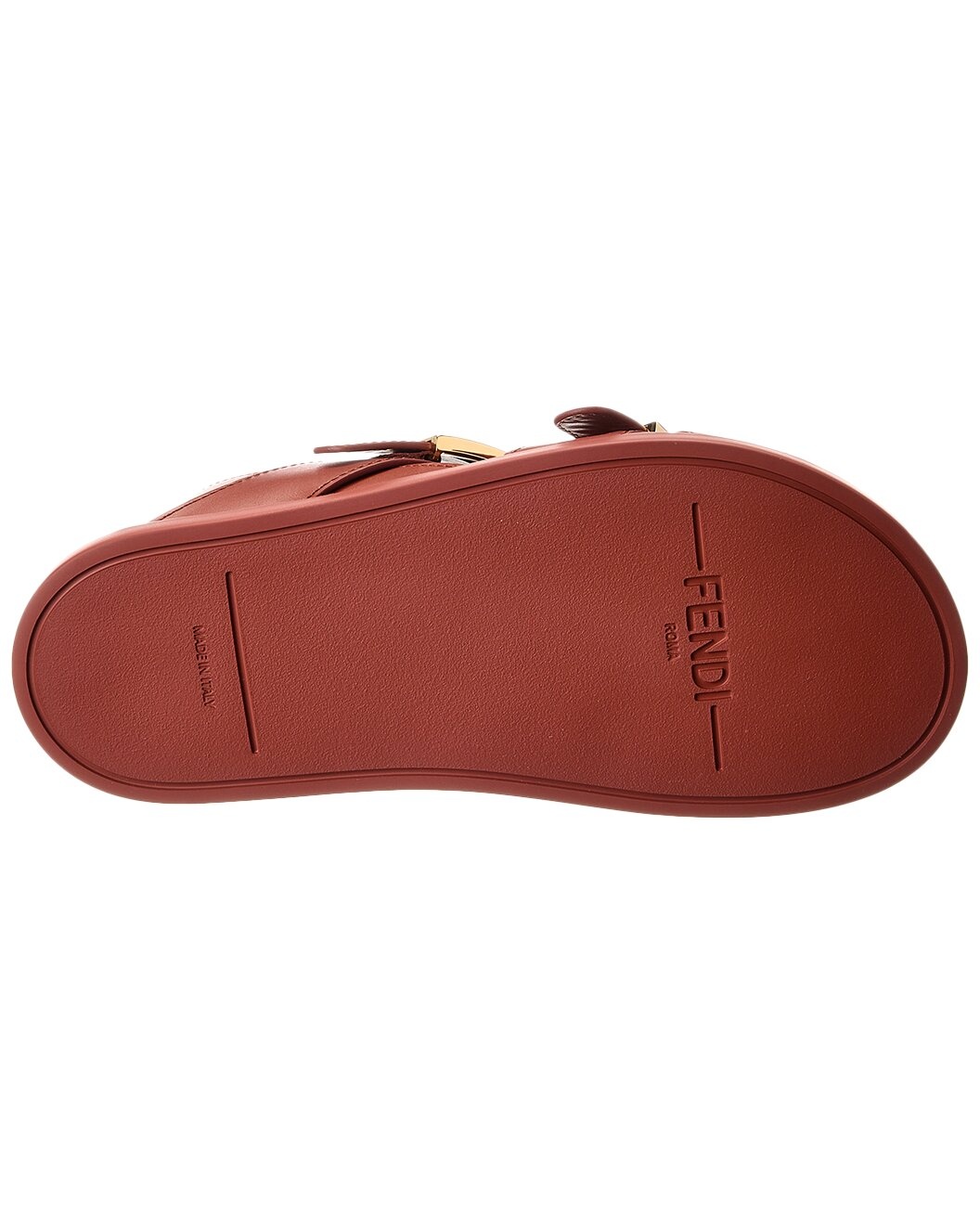 FENDI Feel Leather Sandal - 4