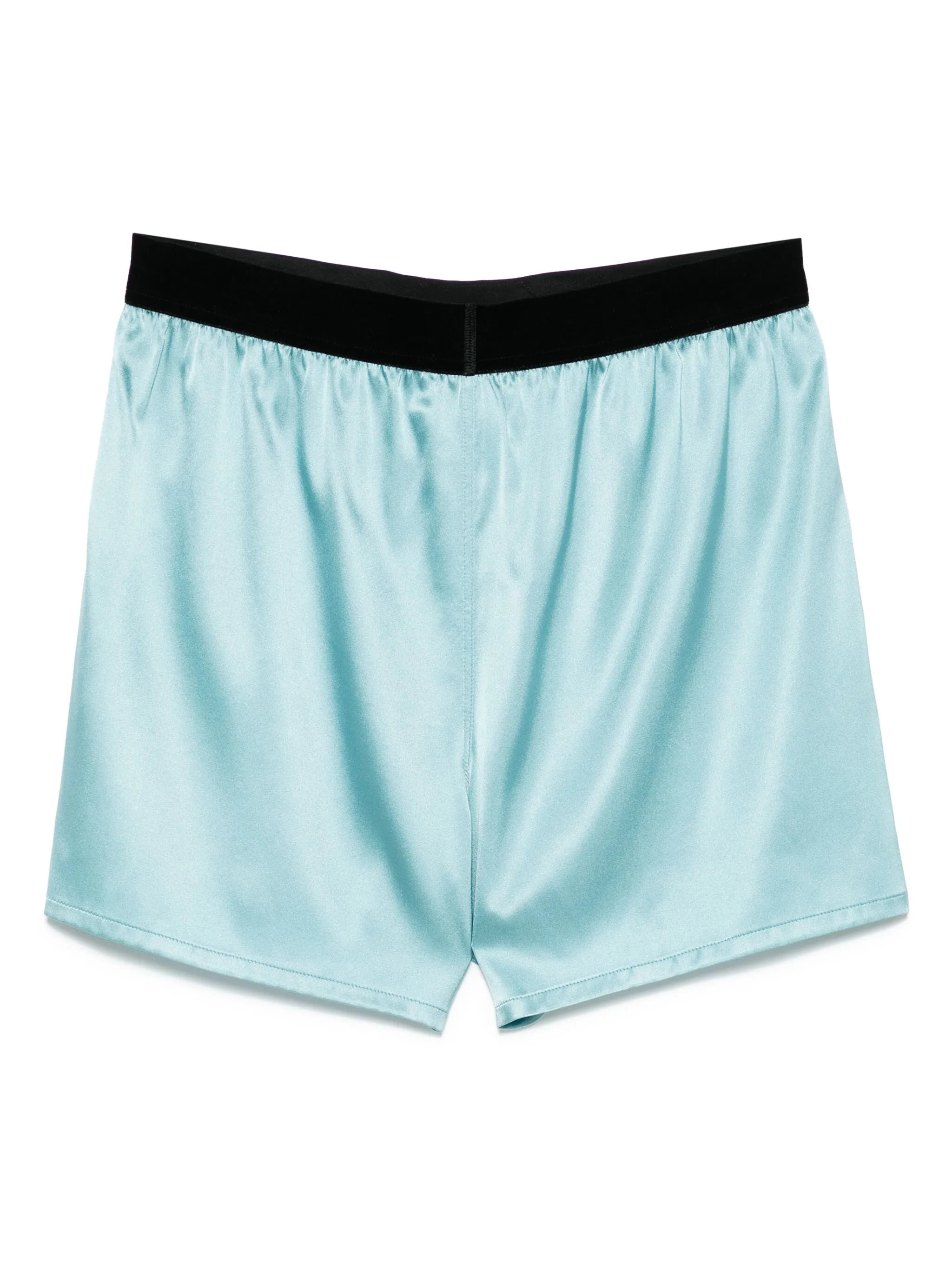 satin pajamas shorts - 2