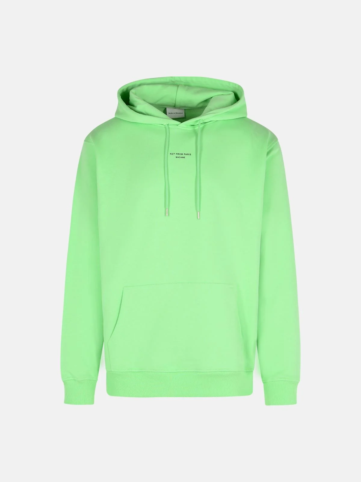 'CLASSIQUE' GREEN COTTON SWEATSHIRT - 1
