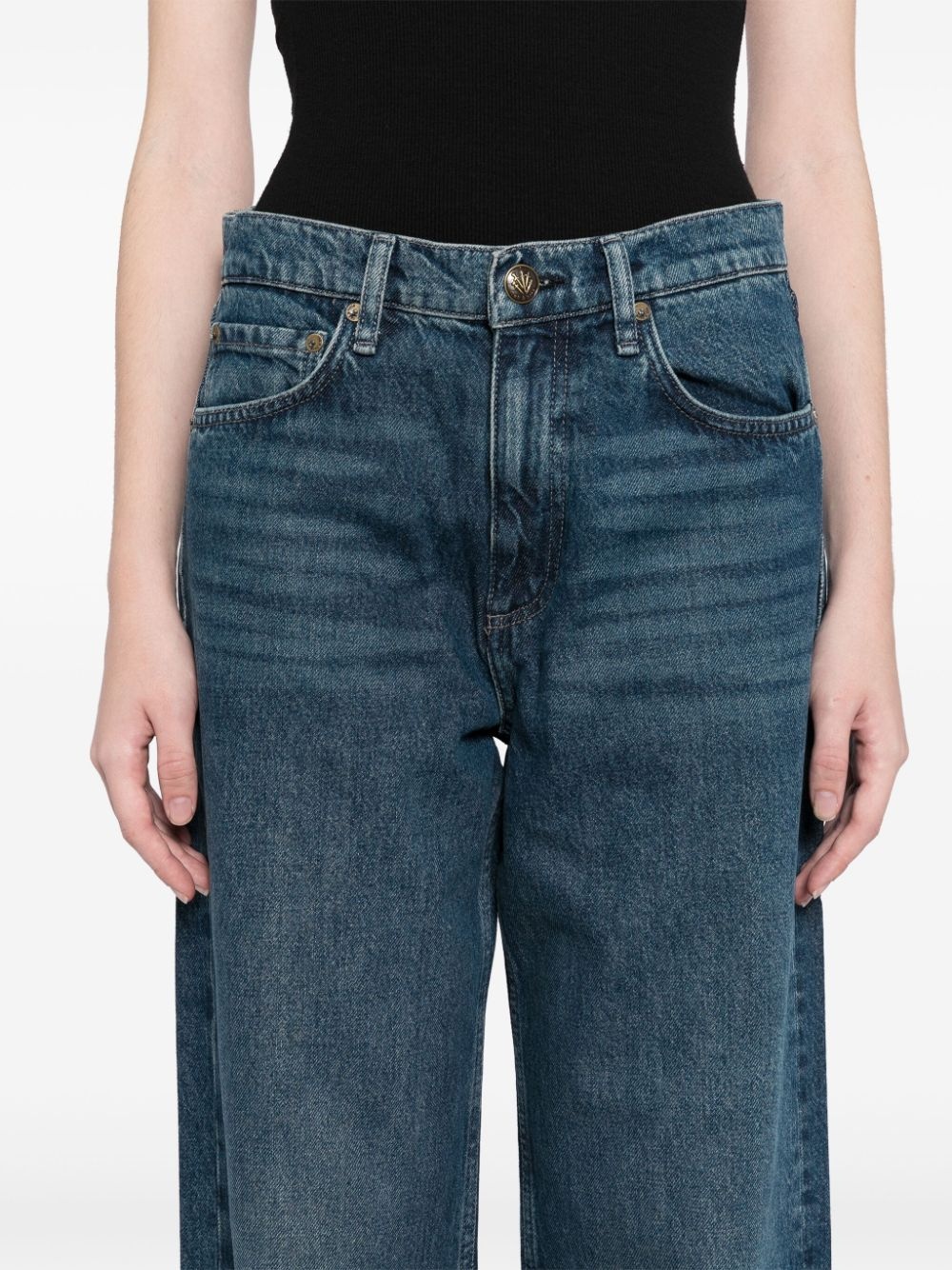 Shea high-wise straight-leg jeans - 5