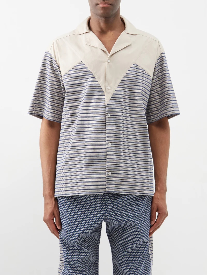 Khorba cotton-blend short-sleeved shirt - 1