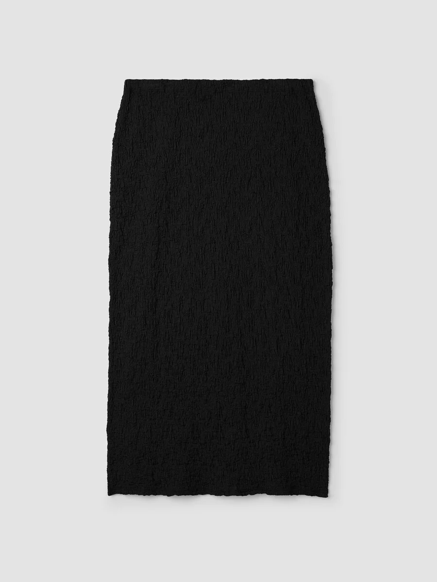 Bubble Jacquard Pencil Skirt - 1