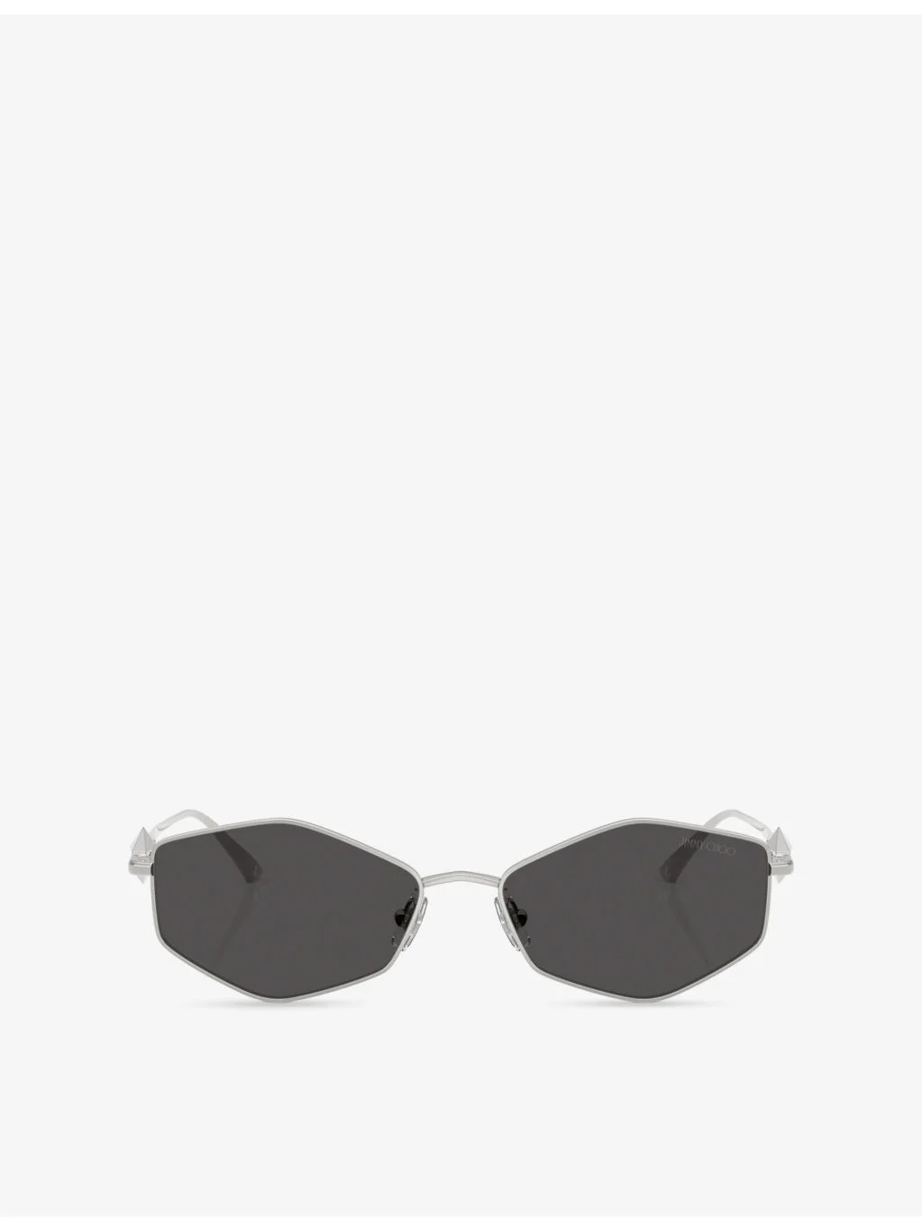 JC4017 Oval-Frame Metal Sunglasses - 1
